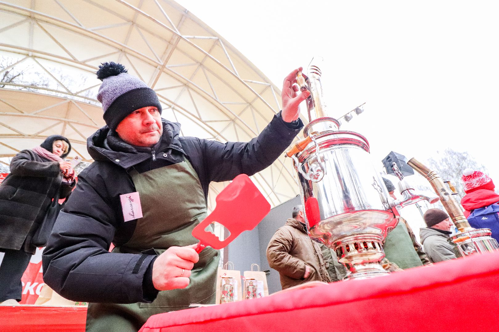 Клин, общество, культура, зима в подмосковье, фестивали, самовары, вертикалки,