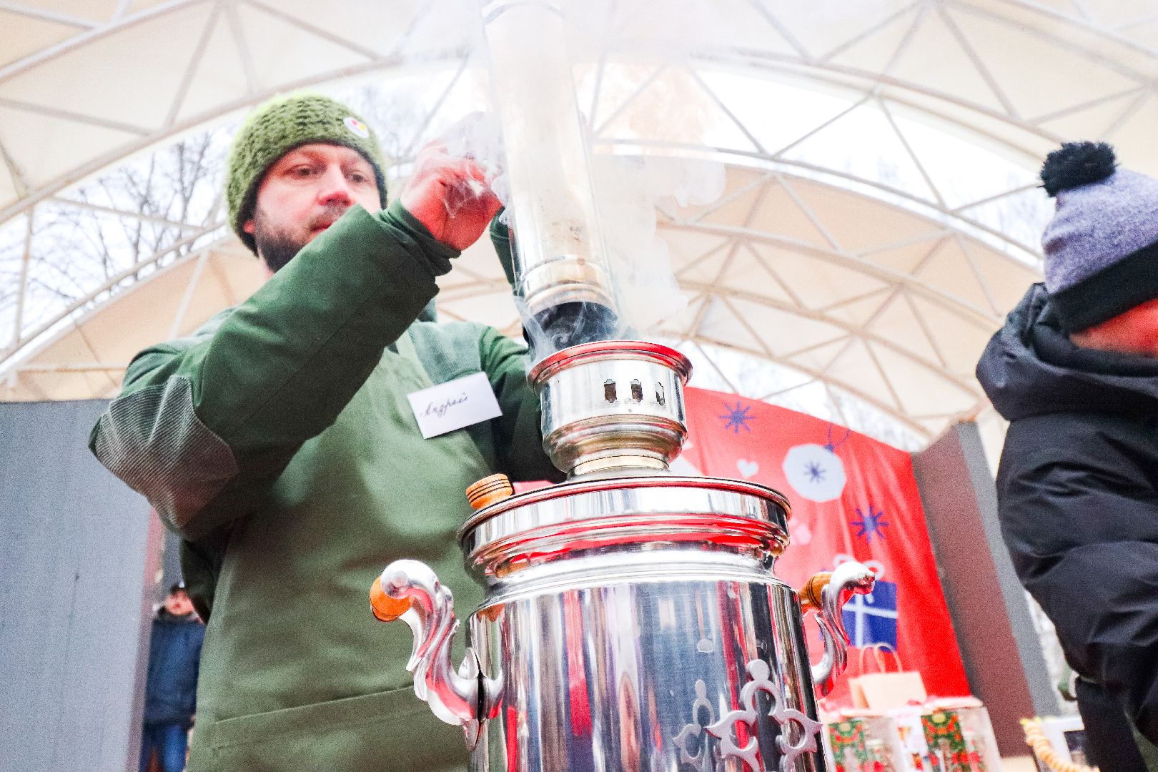 Клин, общество, культура, зима в подмосковье, фестивали, самовары, вертикалки,