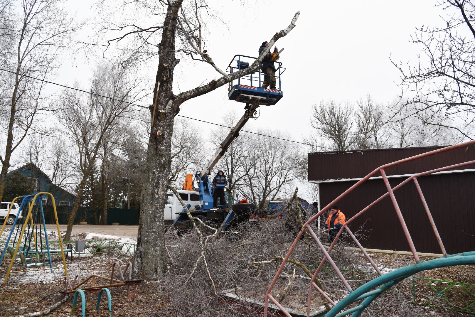лотошино, добродел, обращение жителей, благоустройство, спил деревьев,