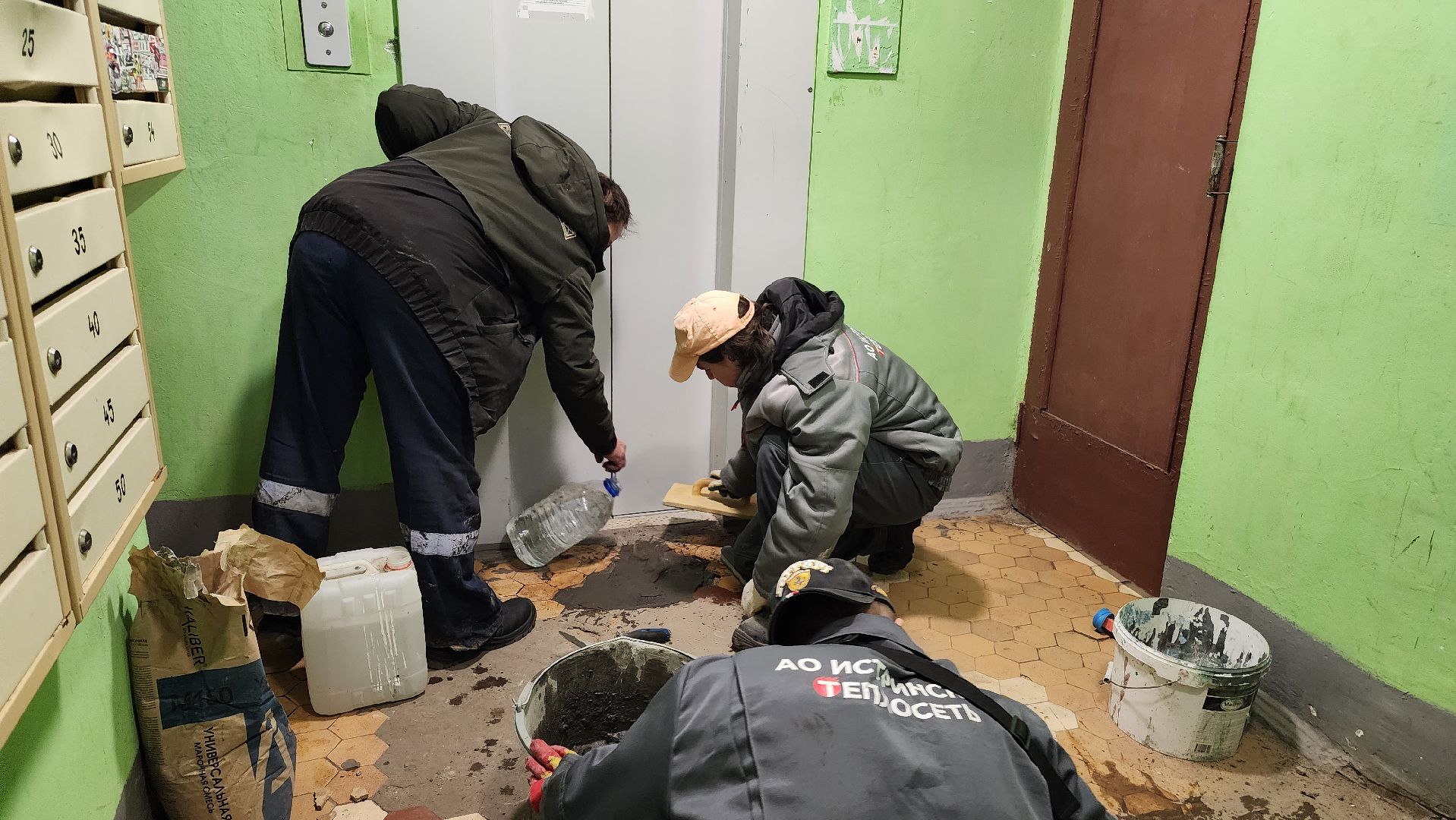 ремонт подъезда, жкх, истра, вертикалки,