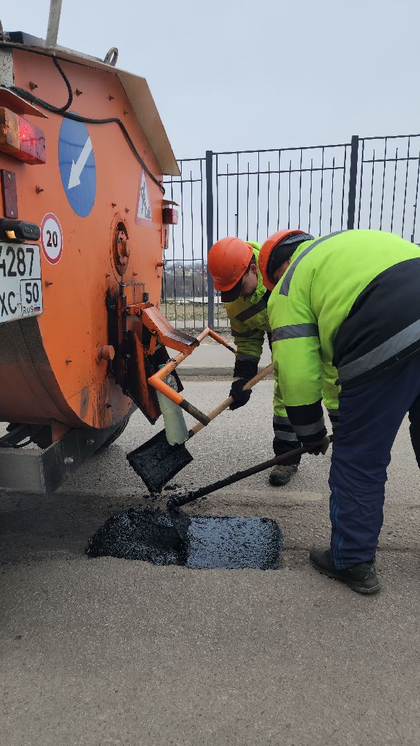 Луховицы, ямочный ремонт дорог, вертикалки