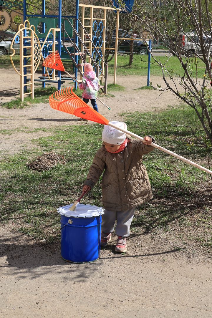 уборка, субботник, Дзержинский,