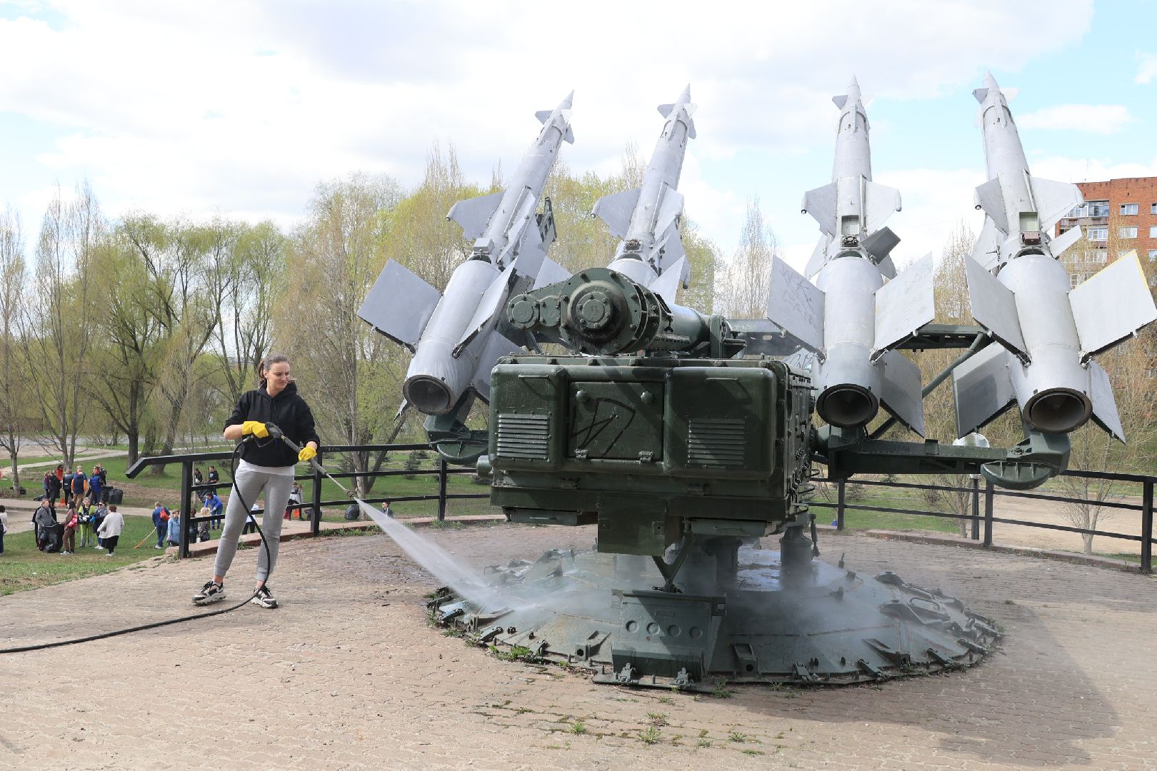 уборка, субботник, Дзержинский,