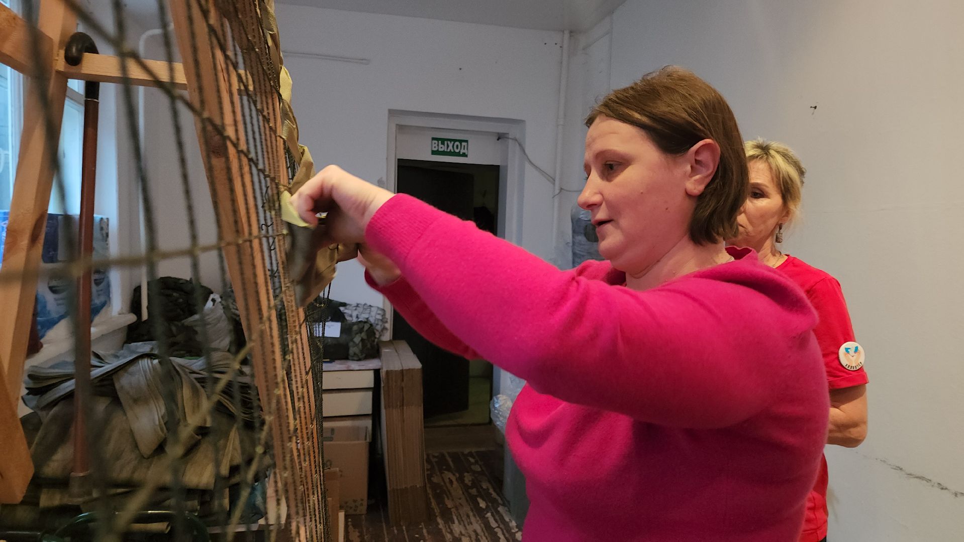 кашира, ожерелье, маскировочные сети, сво, волонтеры, мастер-класс, вертикалки,