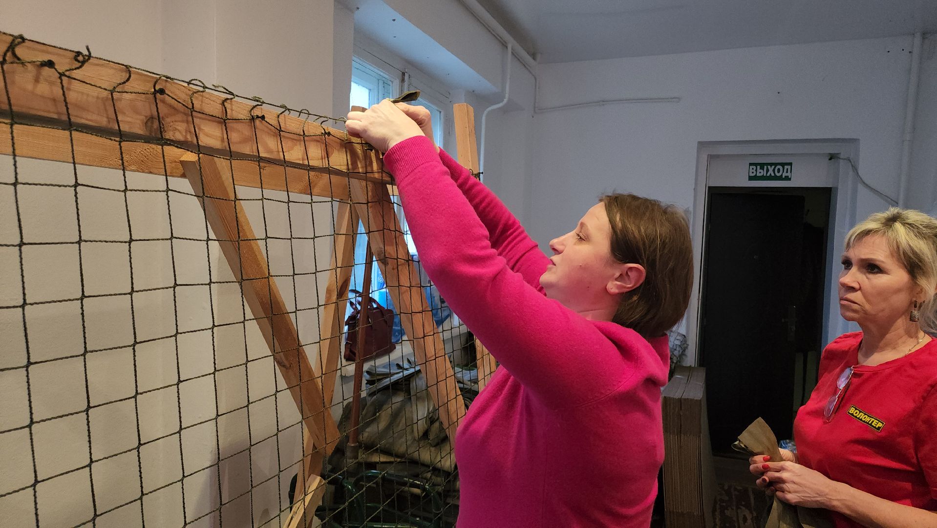 кашира, ожерелье, маскировочные сети, сво, волонтеры, мастер-класс, вертикалки,