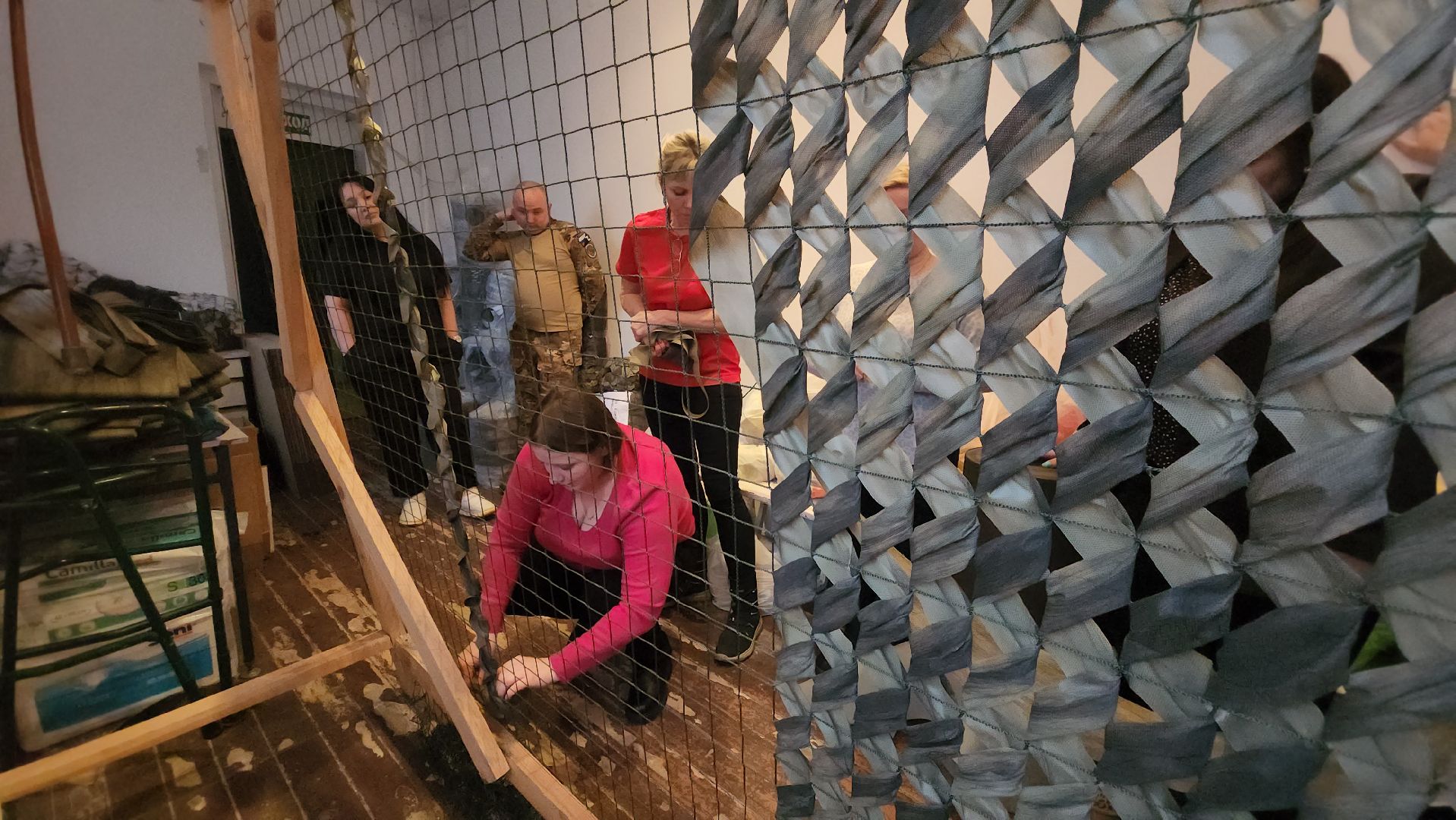 кашира, ожерелье, маскировочные сети, сво, волонтеры, мастер-класс, вертикалки,