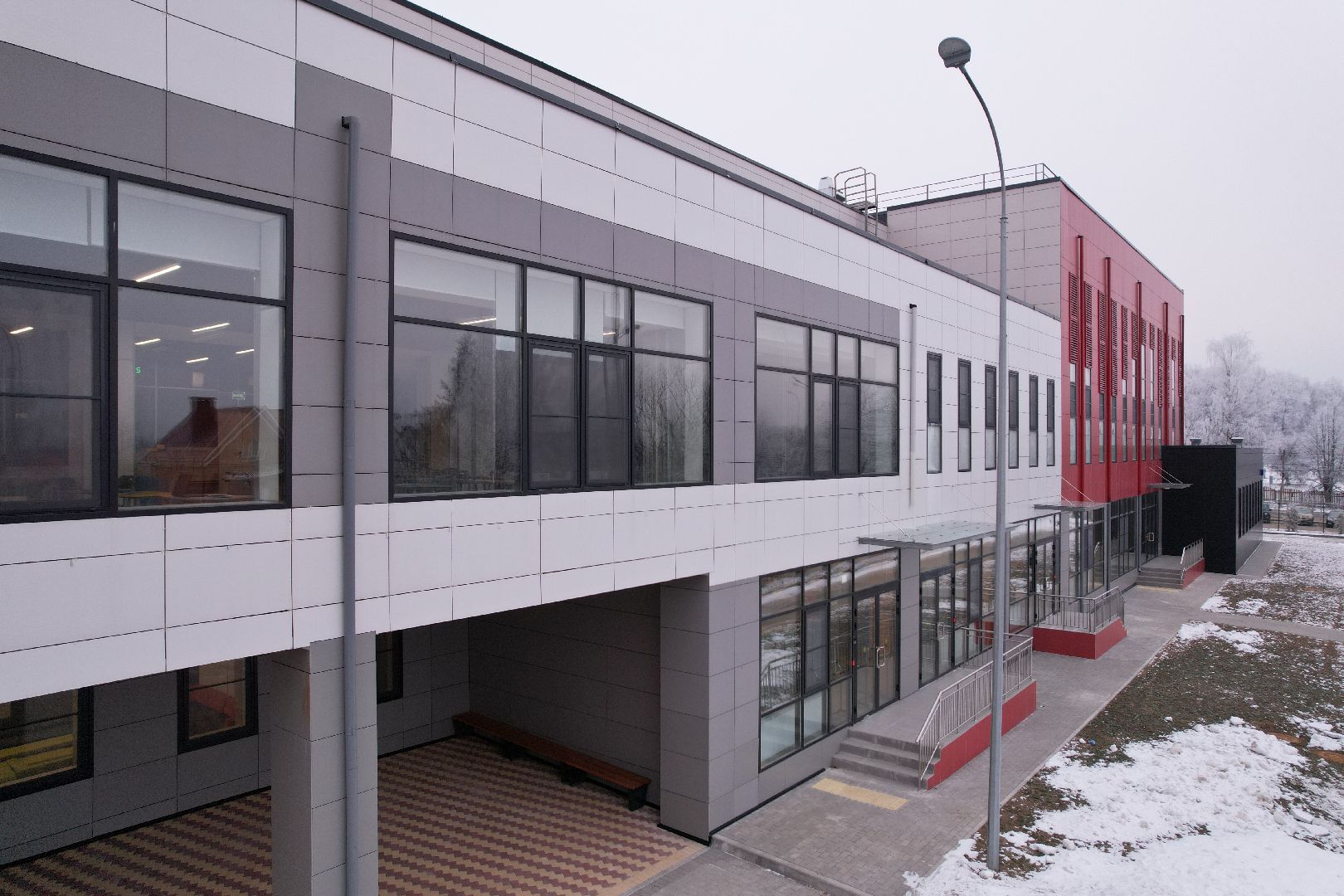 видео с коптера, Физико-математический лицей, сергиев посад,