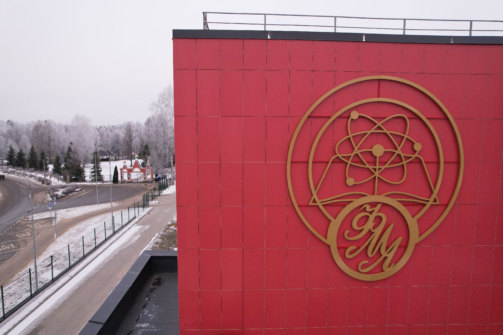 видео с коптера, Физико-математический лицей, сергиев посад,