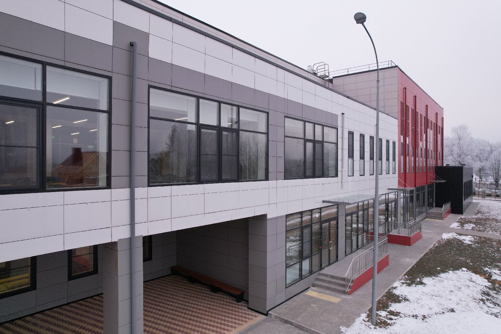 видео с коптера, Физико-математический лицей, сергиев посад,