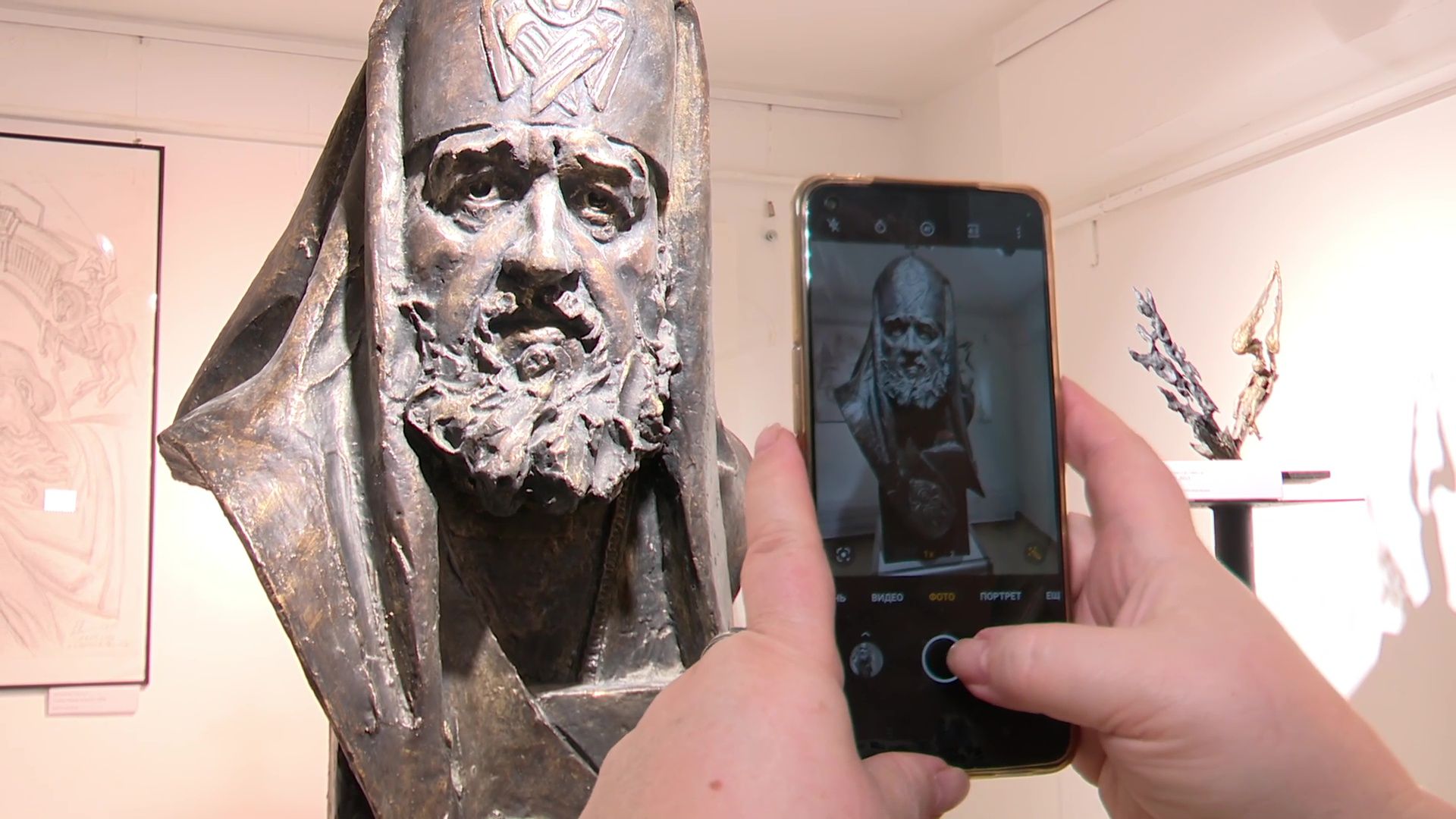 реутов, вертикалки,выставка, музей, скульптуры, виталий казанский,патриарх кирилл,