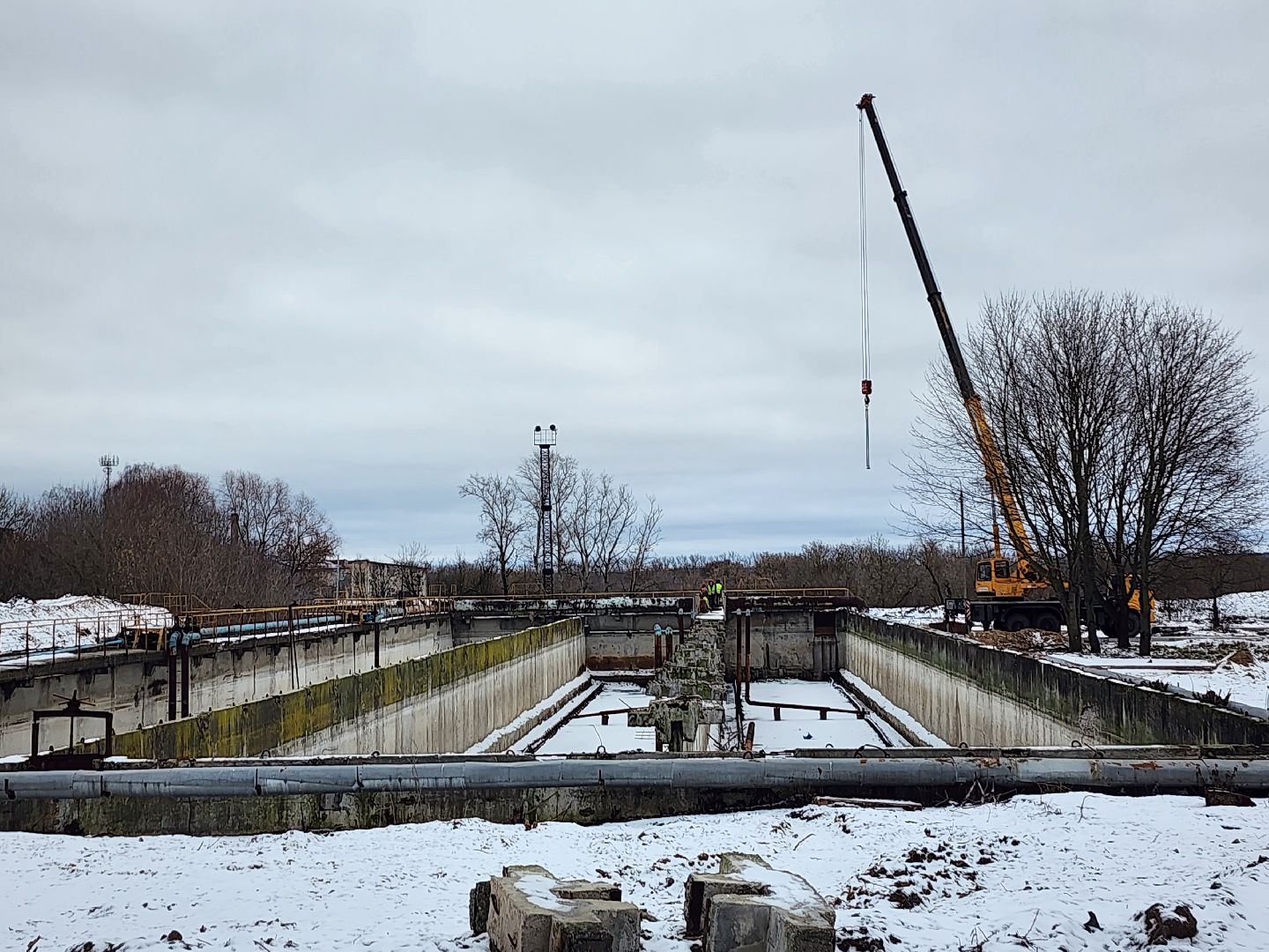 серпухов, очистные сооружения, экология, строительство аэротенков, вертикалки,