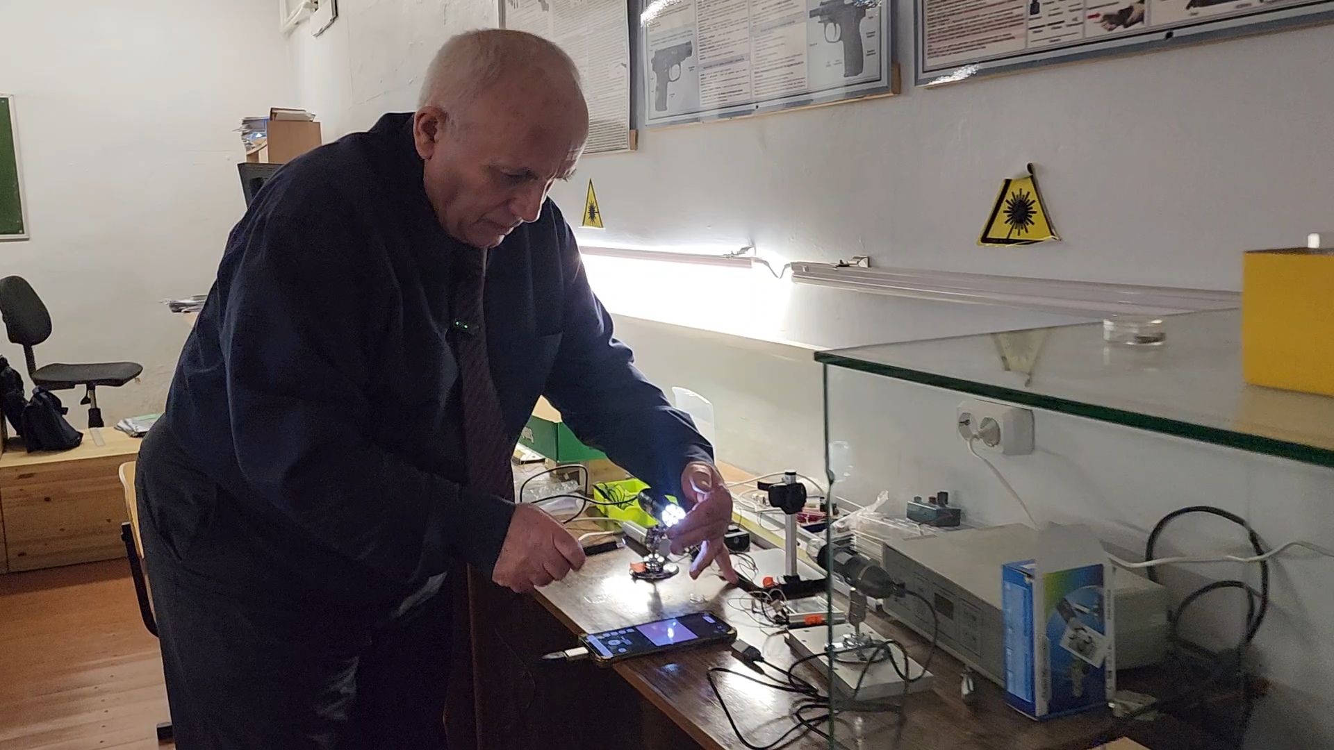 вертикалки, Дети, Школа имени Тимофеева, Лазерная лаборатория в школе Бронниц,