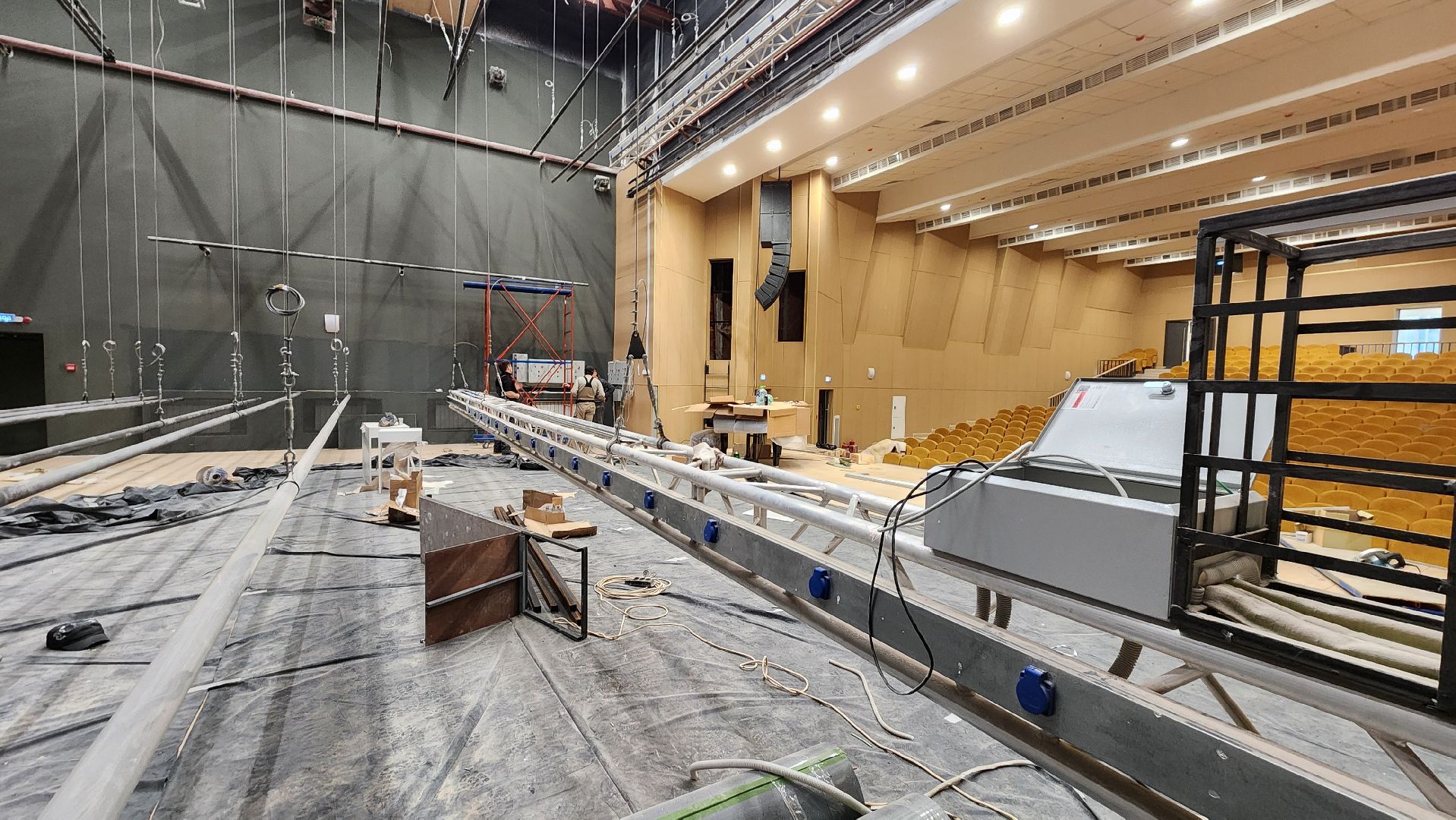 Сцена дк, Протон, Протвино, Строительство,