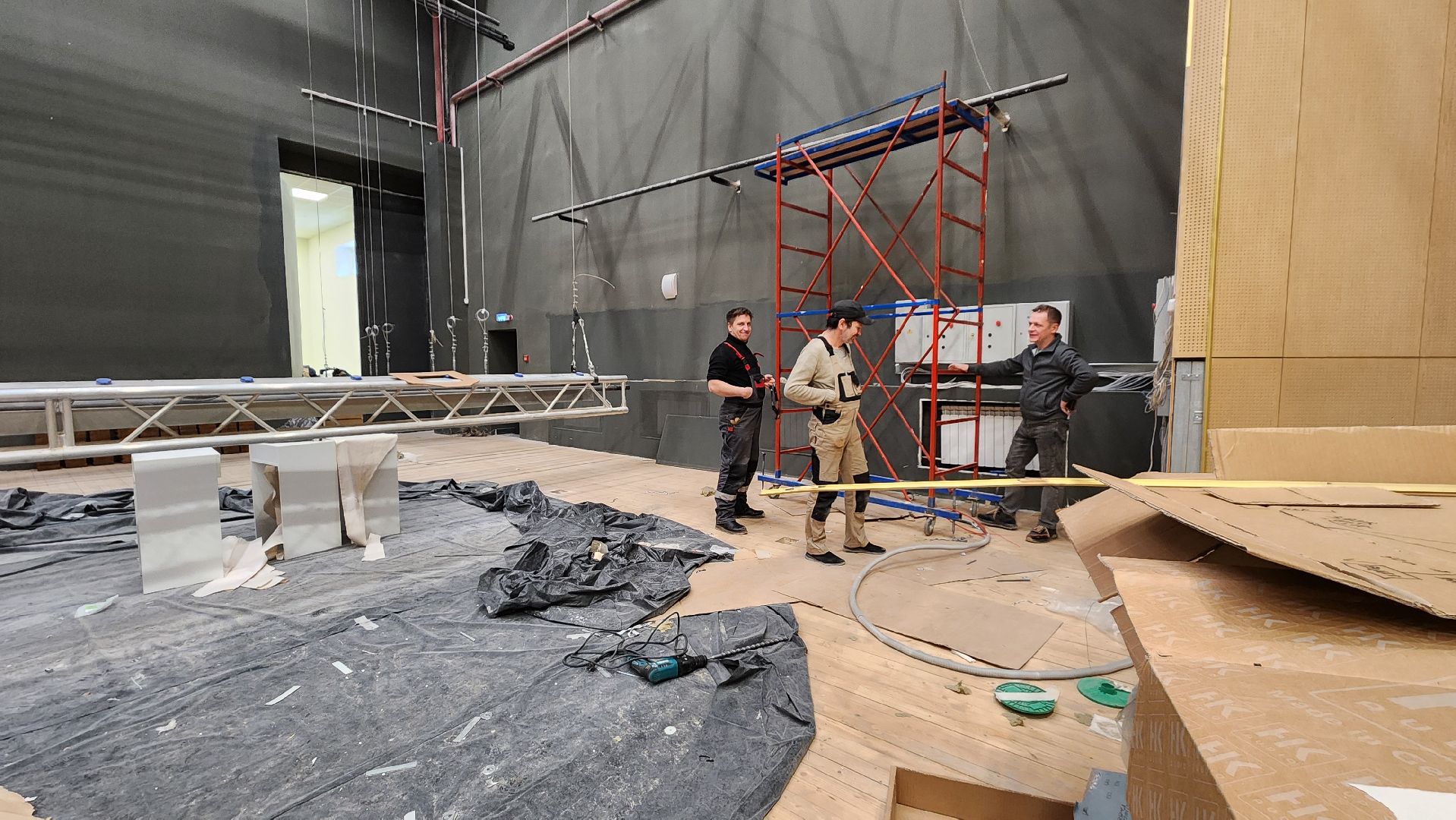 Сцена дк, Протон, Протвино, Строительство,