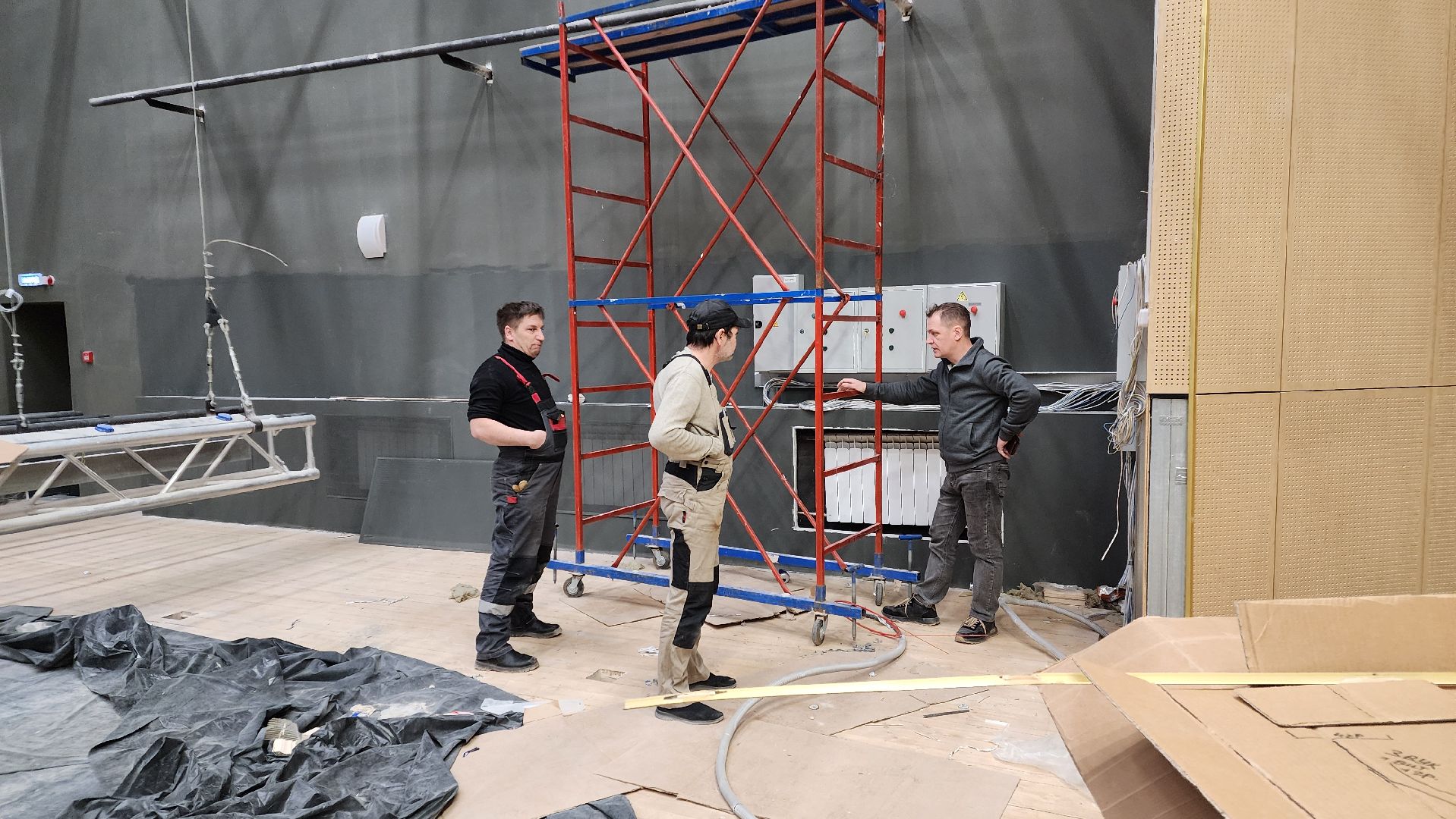 Сцена дк, Протон, Протвино, Строительство,