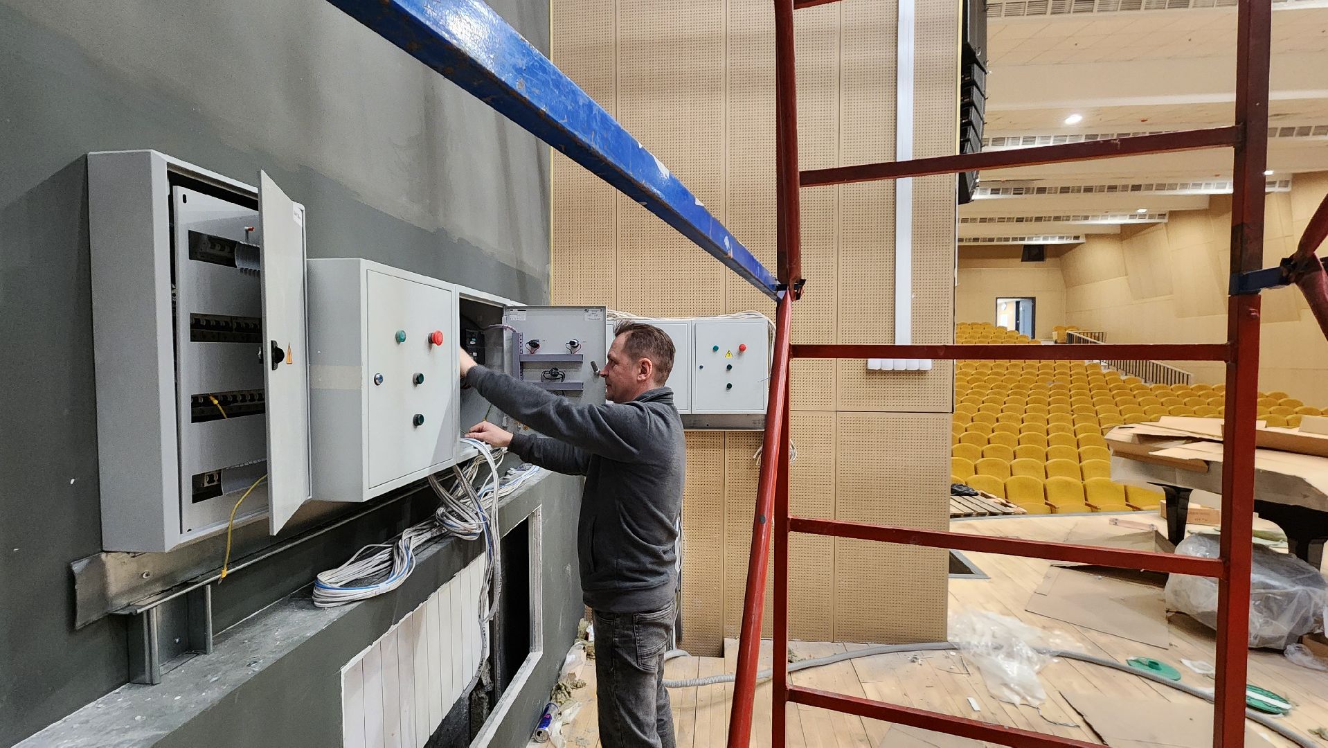 Сцена дк, Протон, Протвино, Строительство,