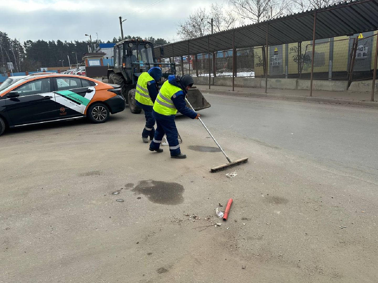 вертикалка, уборка города, домодедово, коммунальщики,