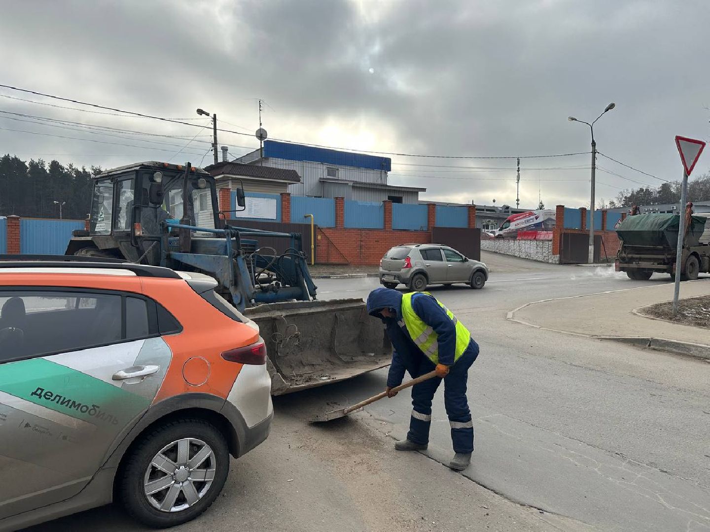 вертикалка, уборка города, домодедово, коммунальщики,