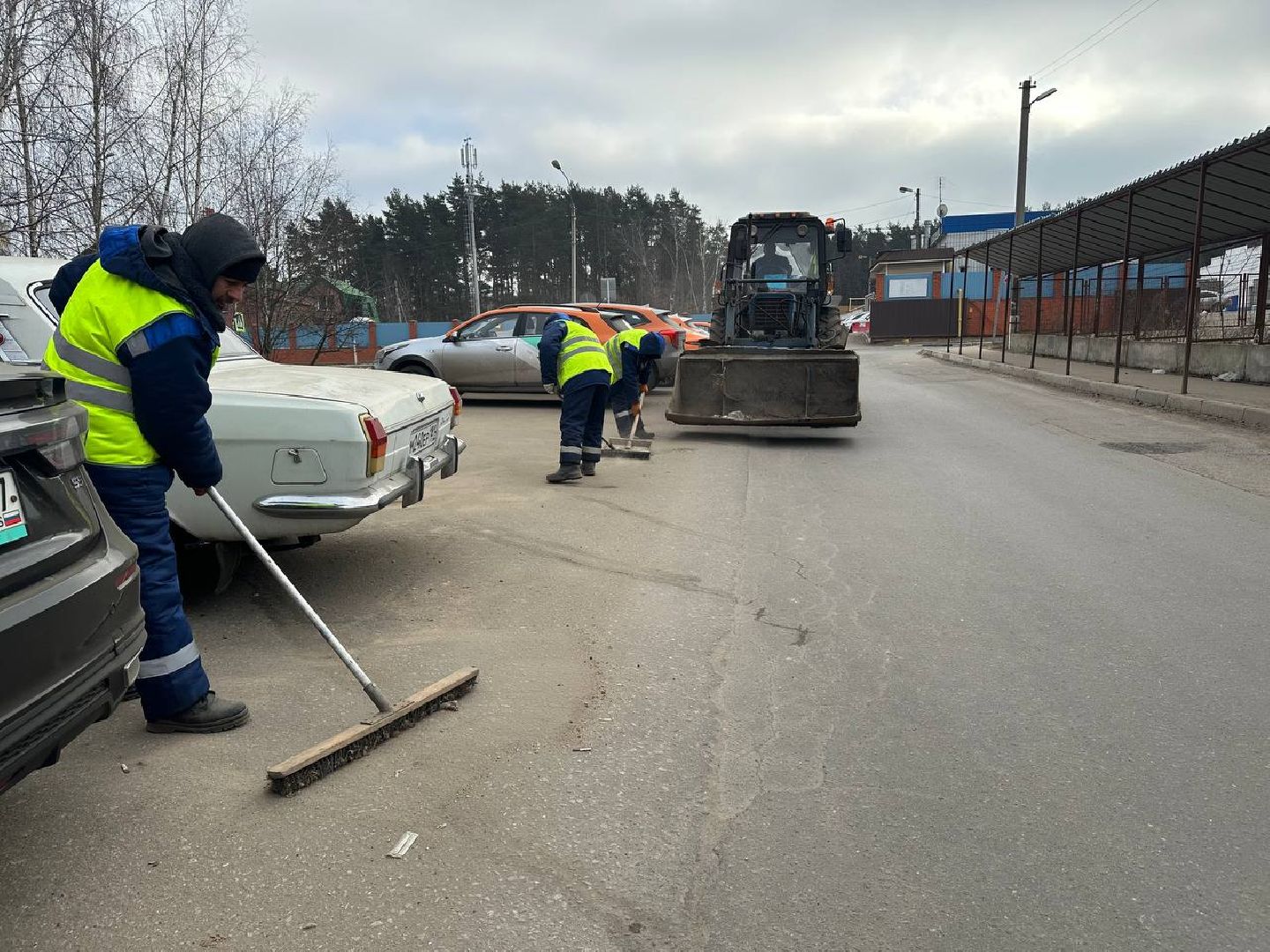 вертикалка, уборка города, домодедово, коммунальщики,