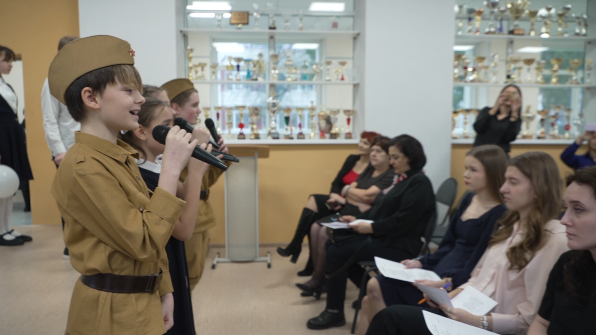 80 лет победе, вертикалки, школа Попова Власиха, конкурс военной песни, дети о войне,