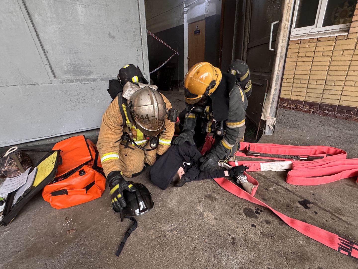 вертикалки, учения спасателей, пожар в голицыно, ПСЧ 244, Голицыно, Одинцово,