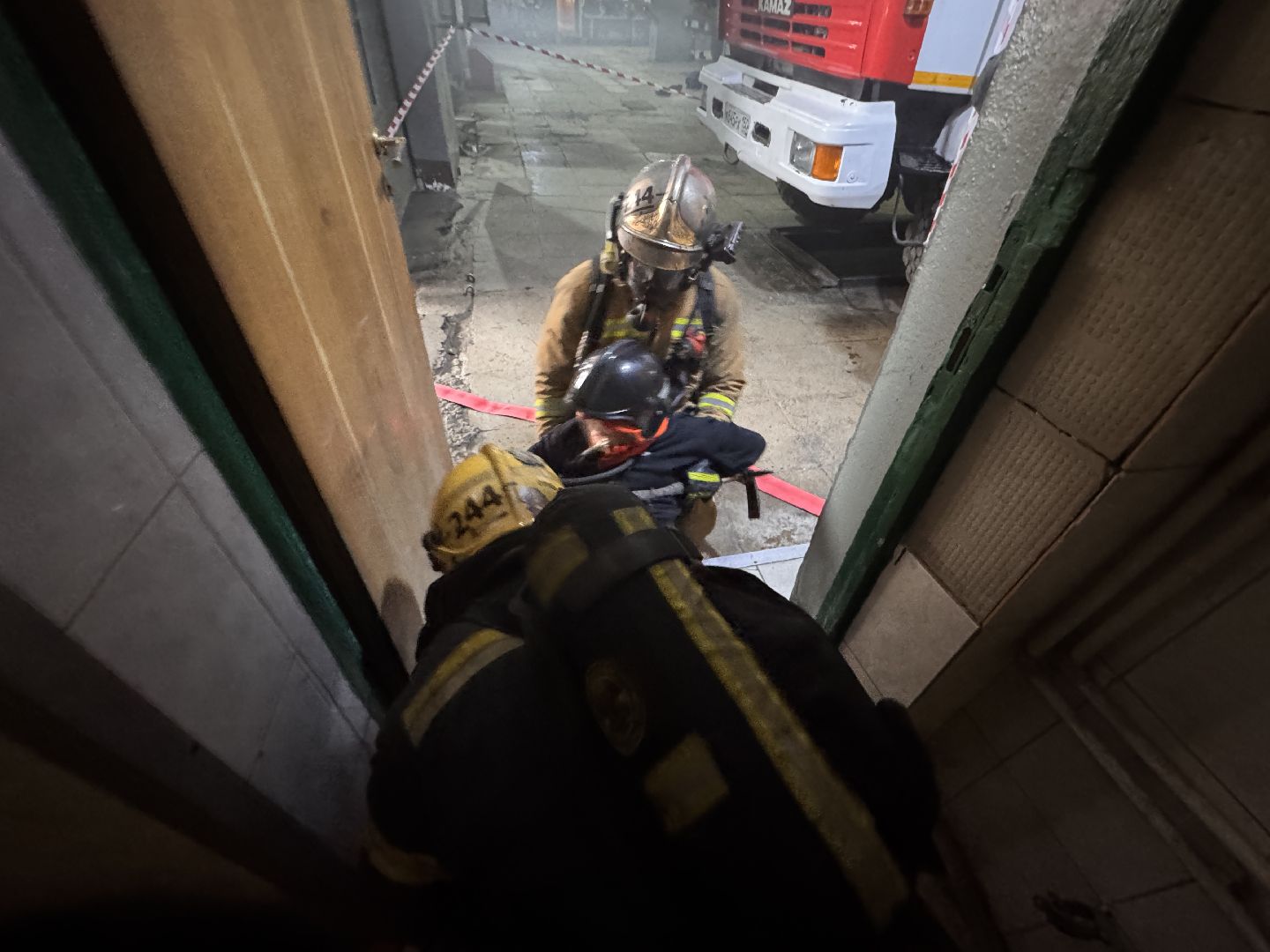 вертикалки, учения спасателей, пожар в голицыно, ПСЧ 244, Голицыно, Одинцово,