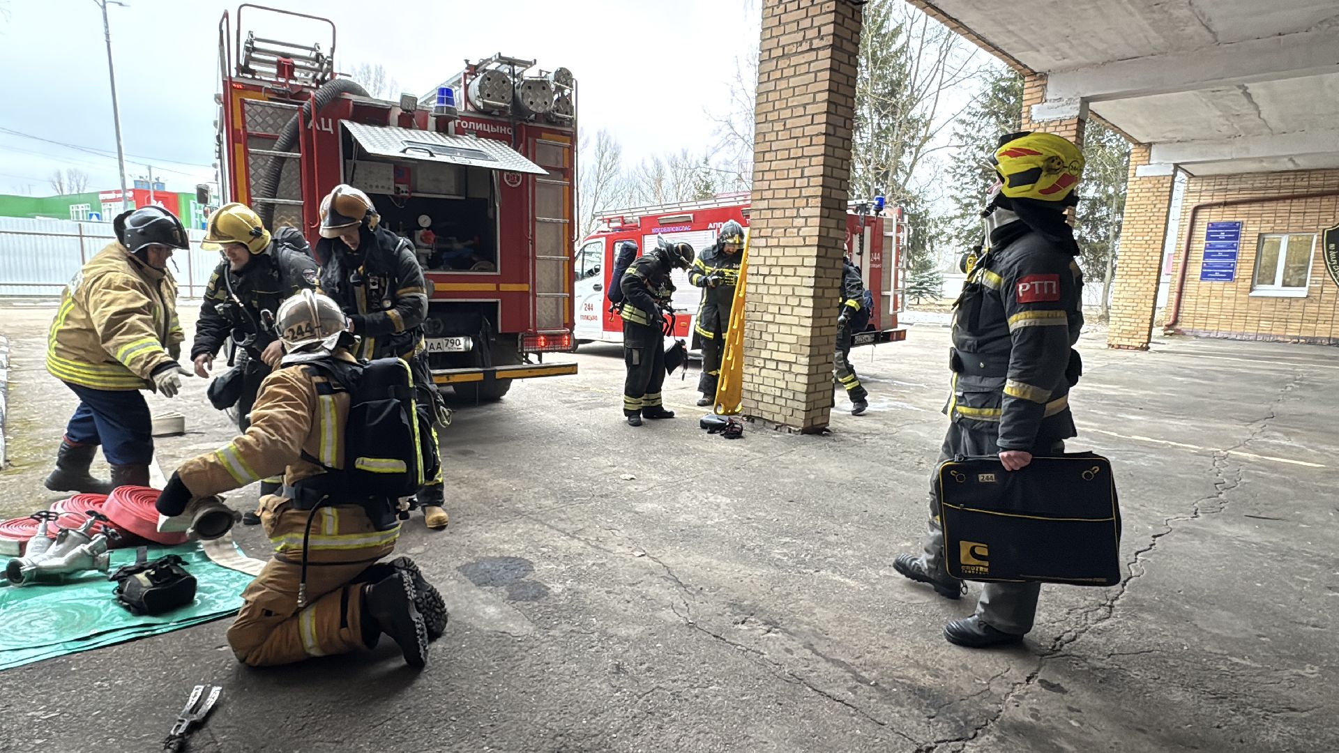 вертикалки, учения спасателей, пожар в голицыно, ПСЧ 244, Голицыно, Одинцово,