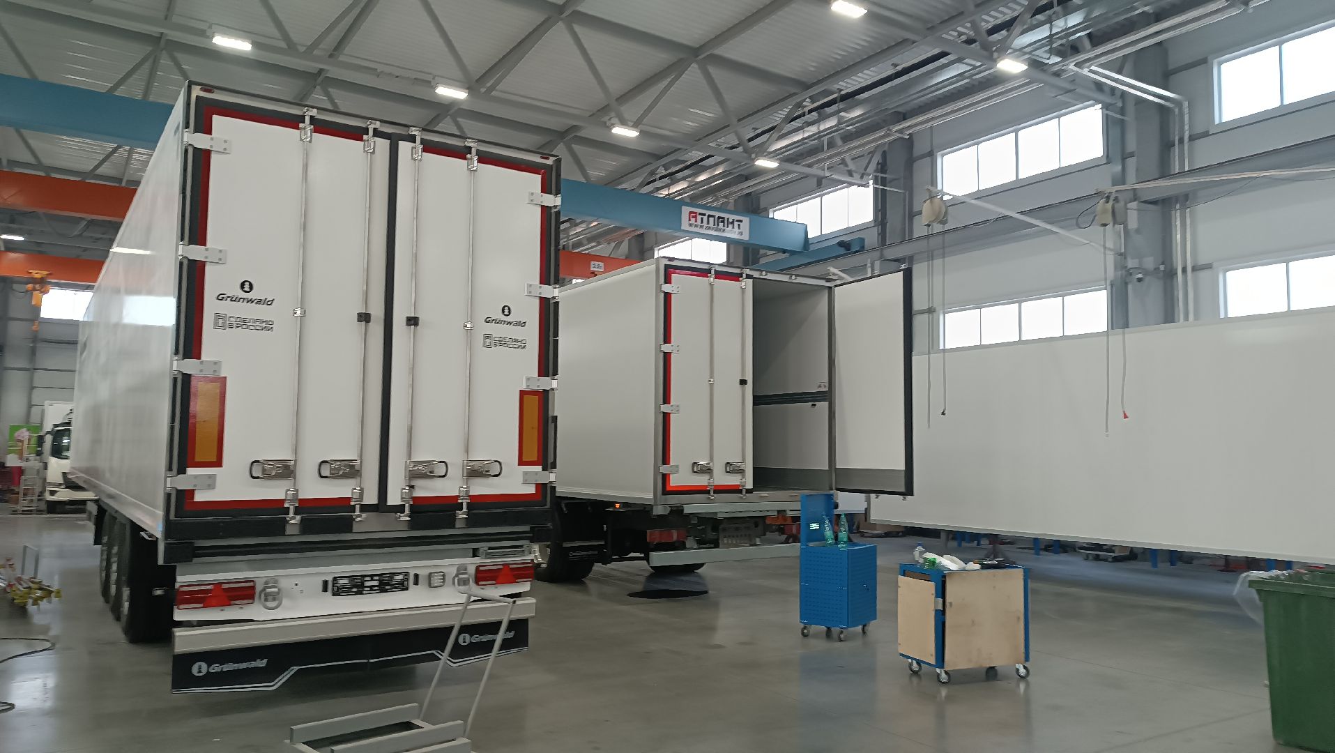 производство, завод, полуприцепы, Моносеево,