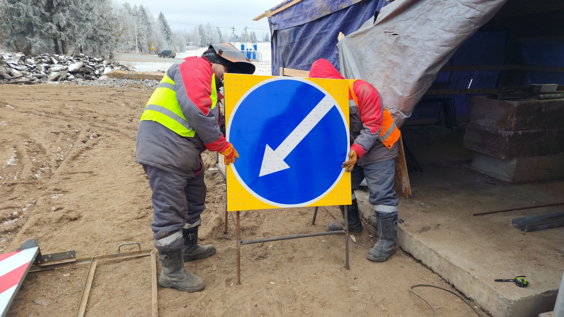 дороги подмосковья, волоколамск, ремонт путепровода,