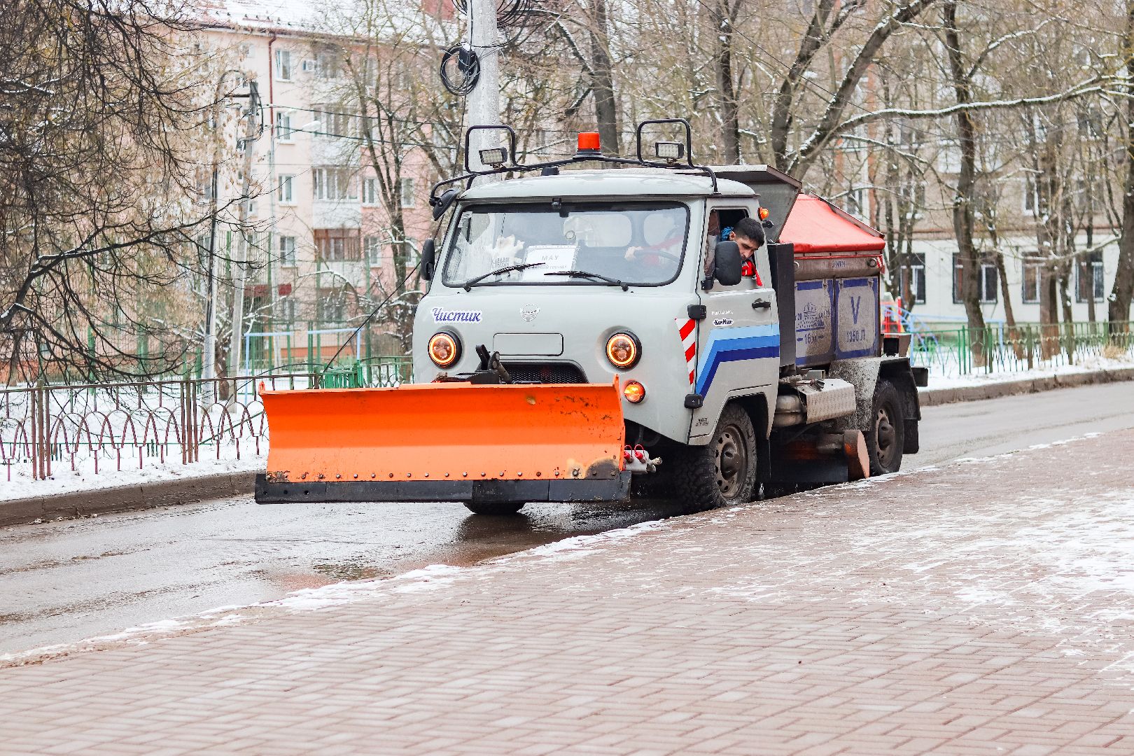 Клин, общество, ЖКХ, уборка снега и наледи, вертикалки,