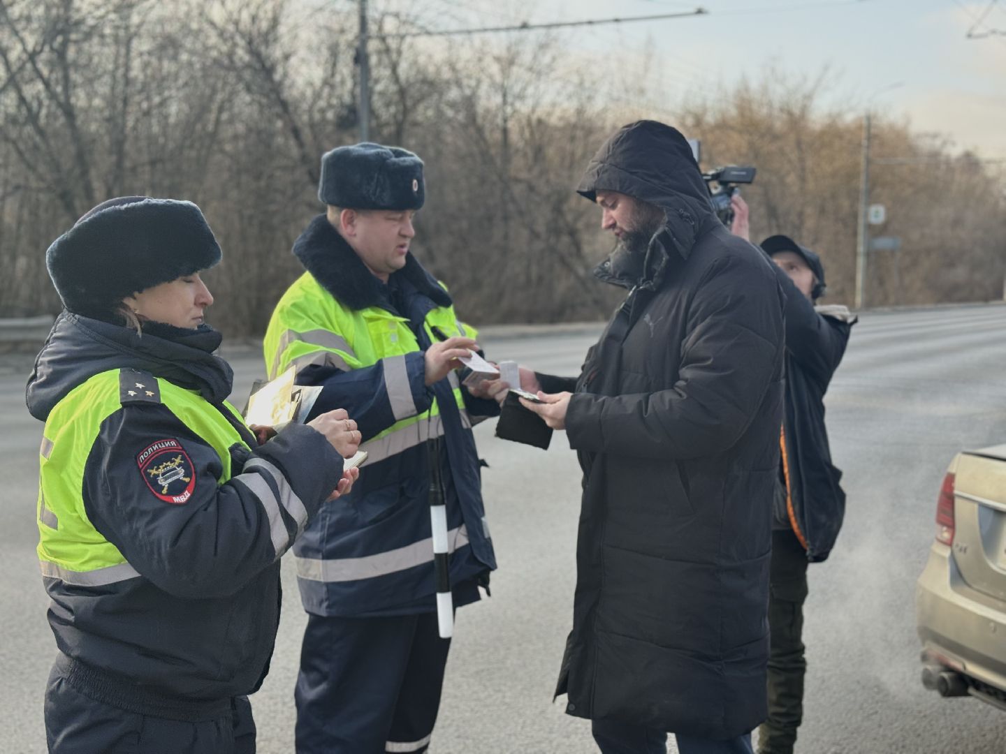 Рейд нетрезвый водитель, сотрудники гаи, ленинский го,