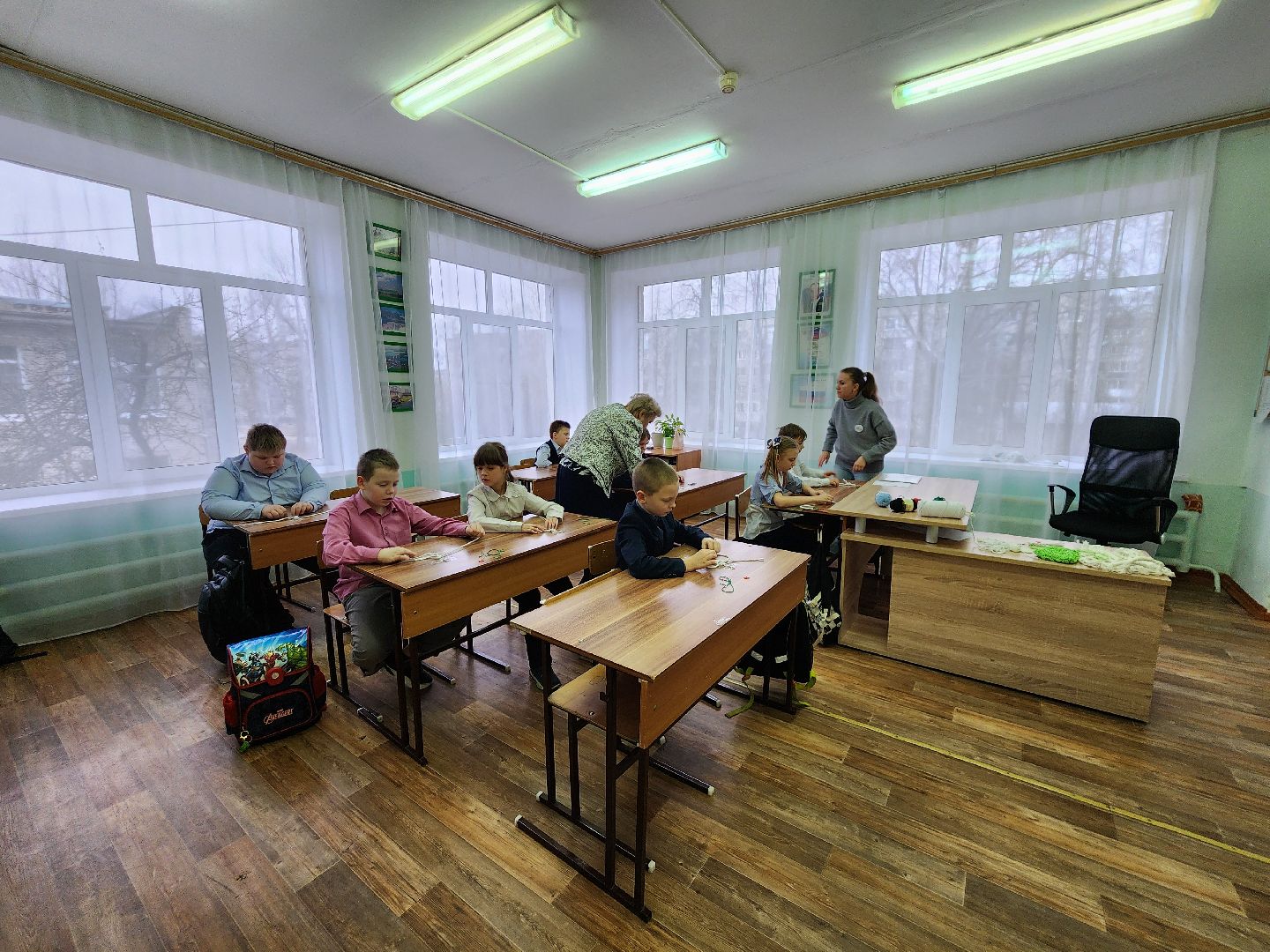 дети, овз, день защитника отечества, школа-интернат, шатура, шатурский округ, мастер-класс,