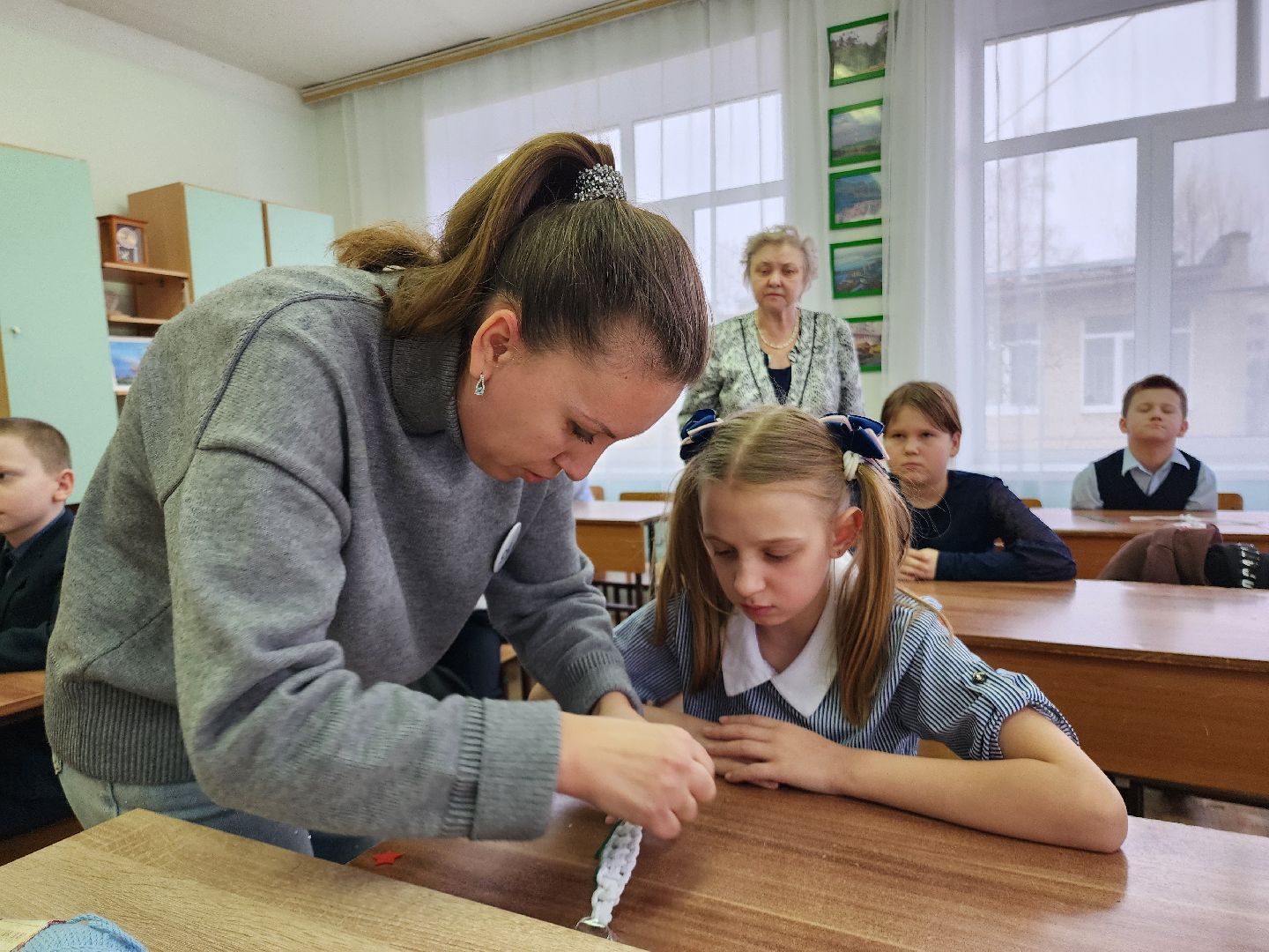 дети, овз, день защитника отечества, школа-интернат, шатура, шатурский округ, мастер-класс,