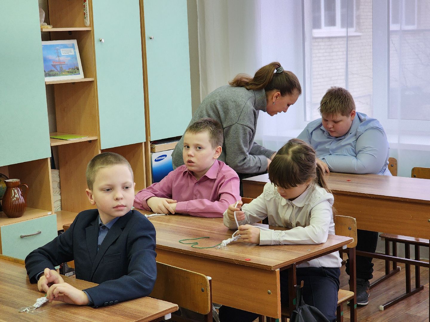 дети, овз, день защитника отечества, школа-интернат, шатура, шатурский округ, мастер-класс,