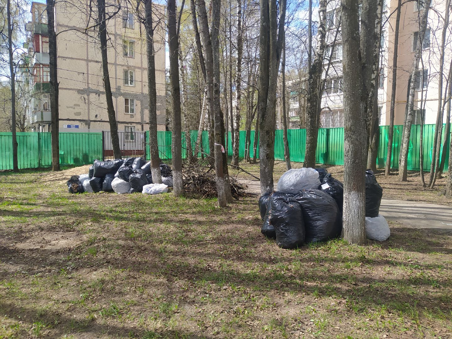 Дедовск, субботник, детский сад, уборка