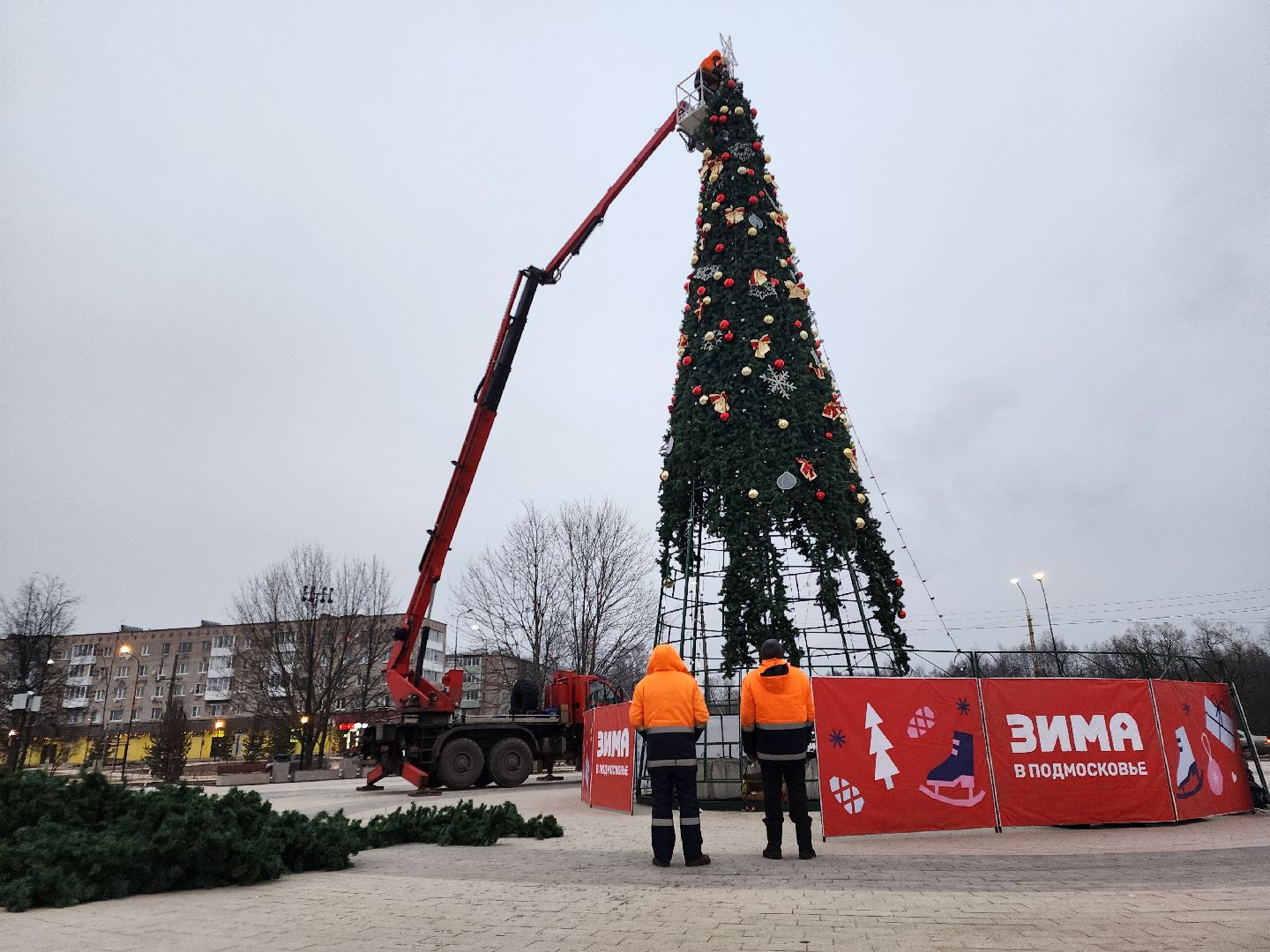 ёлка, благоустройство, демонтаж, вертикалки,