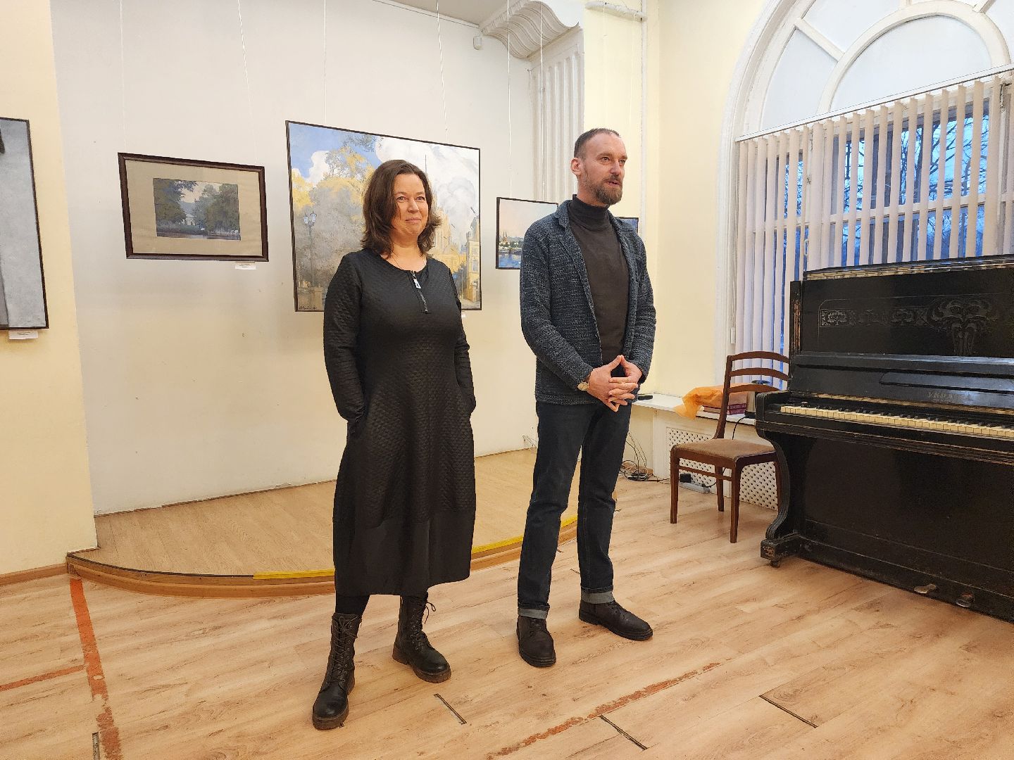 фрязино, художественная выставка, картины, художники,