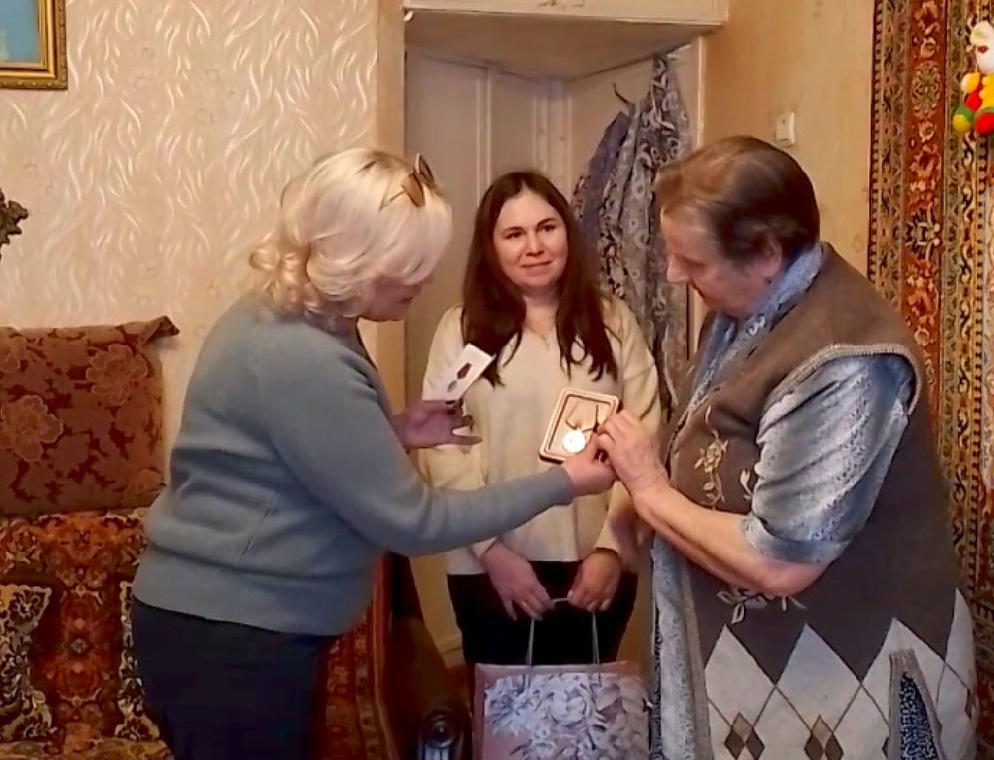 городской округ Восход, медаль 80 лет победы, великая отечественная война,вручение медали,