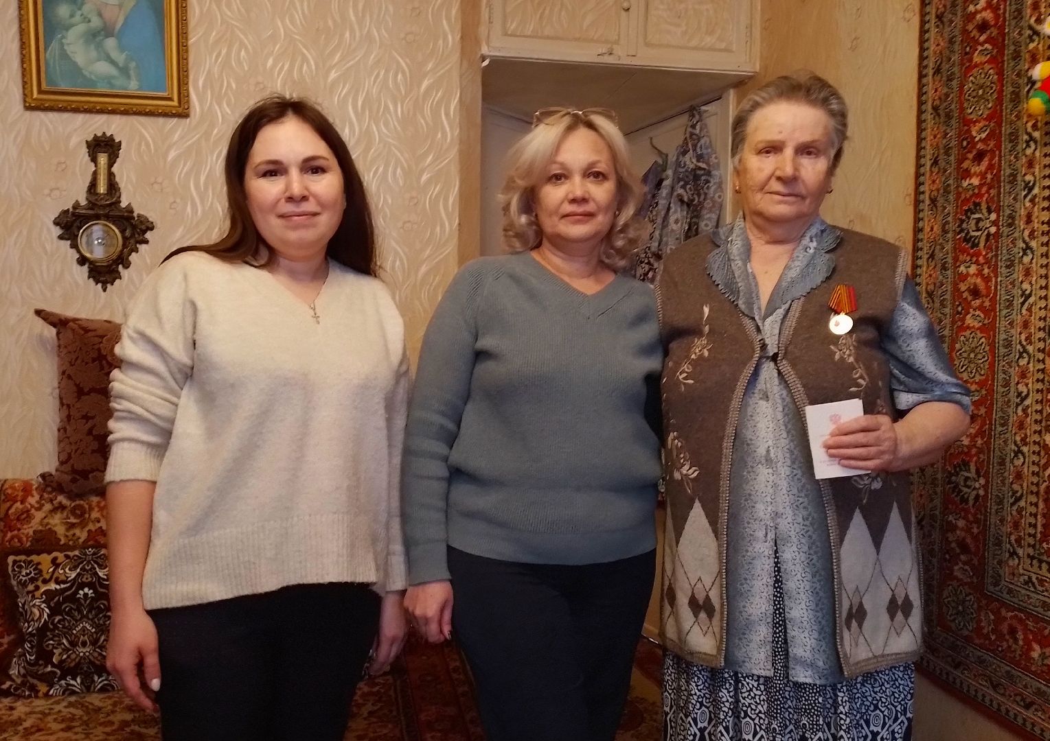 городской округ Восход, медаль 80 лет победы, великая отечественная война,вручение медали,