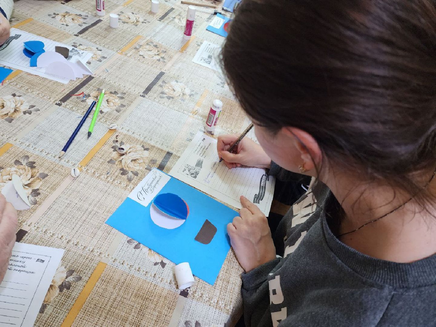 солнечногорск, мастер-класс, люди с овз, создание открыток, вертикалки,