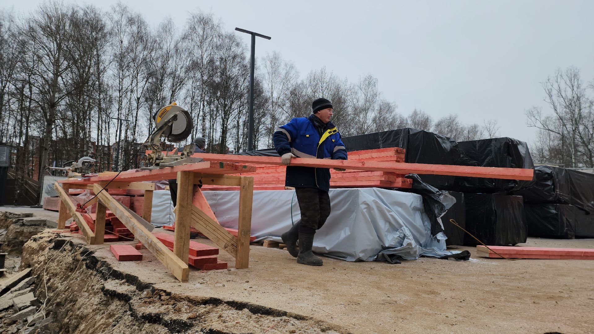 Павильон кафе, Лобня, Парк, вертикалки,