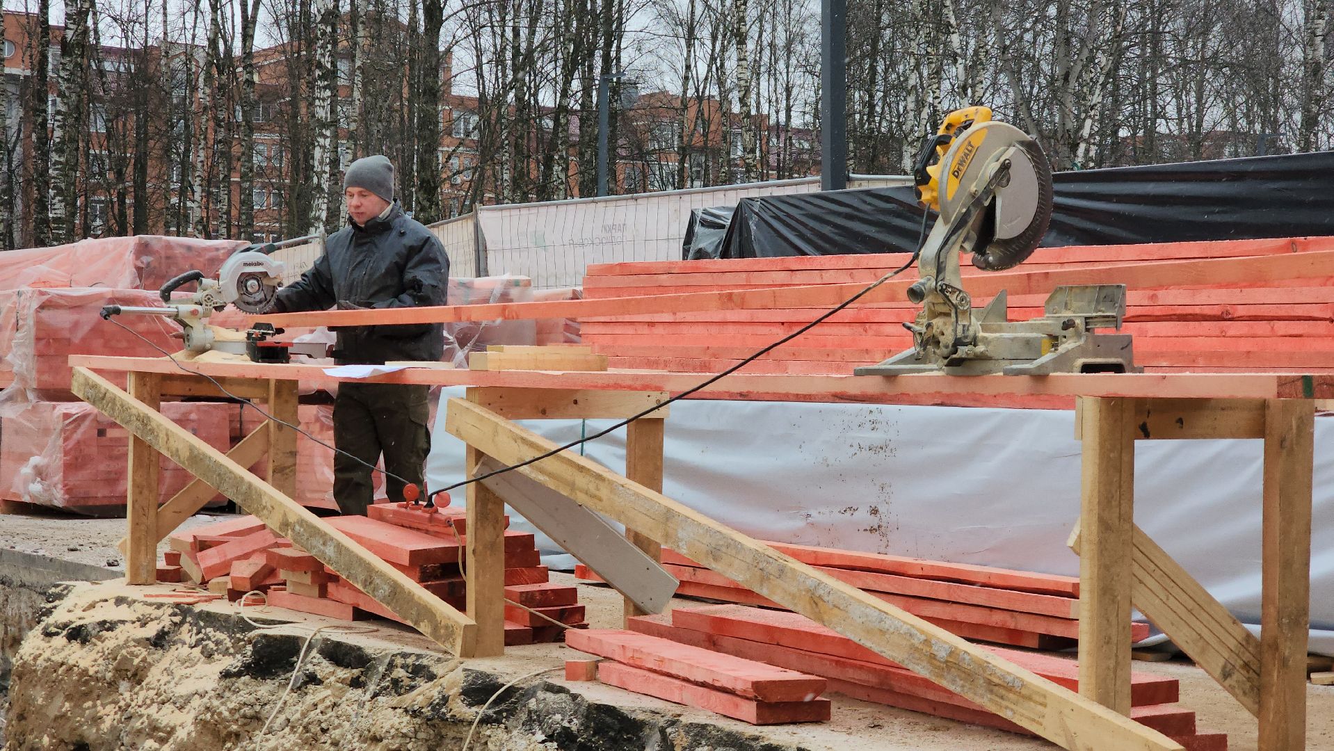 Павильон кафе, Лобня, Парк, вертикалки,