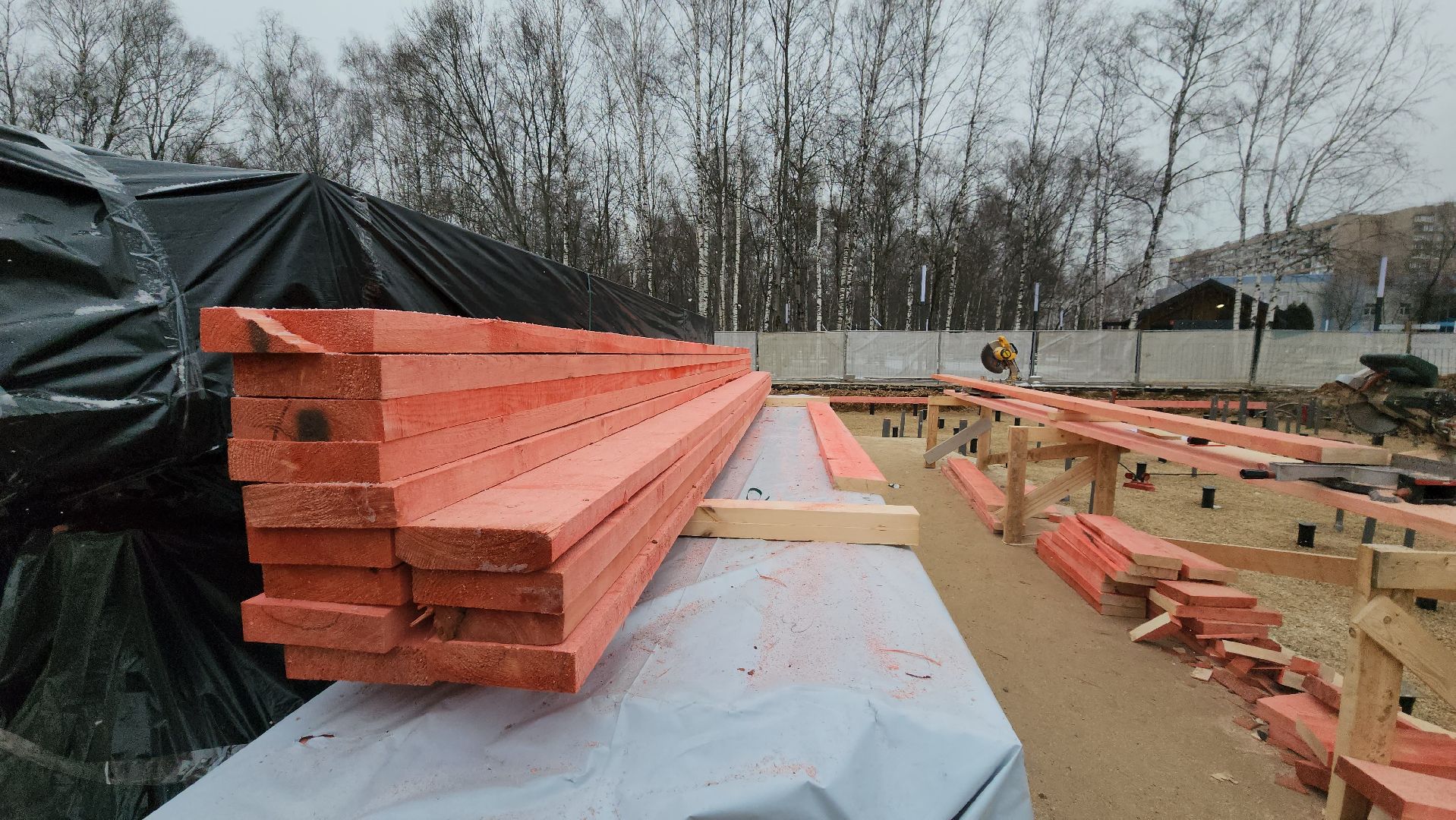 Павильон кафе, Лобня, Парк, вертикалки,