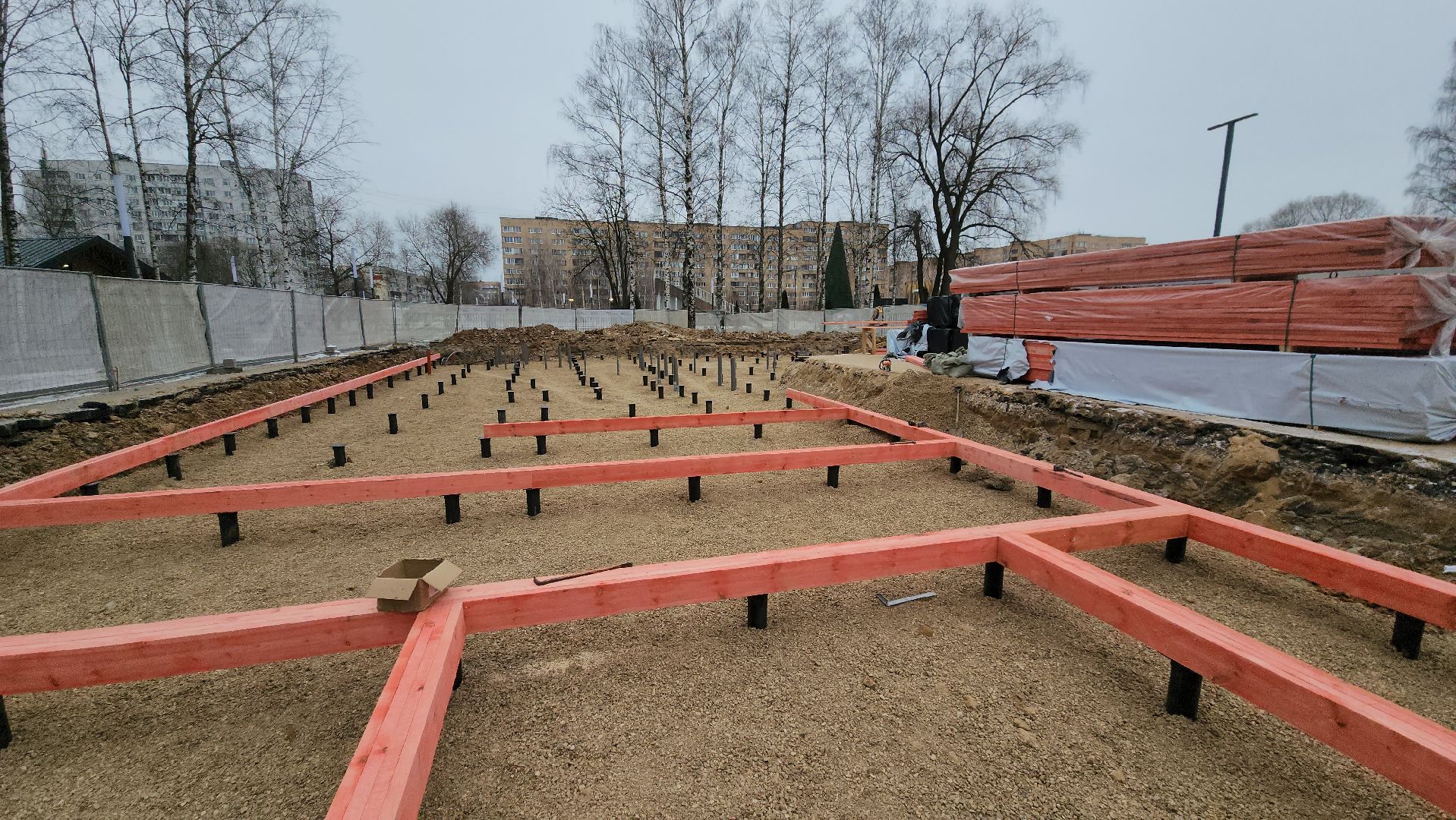 Павильон кафе, Лобня, Парк, вертикалки,