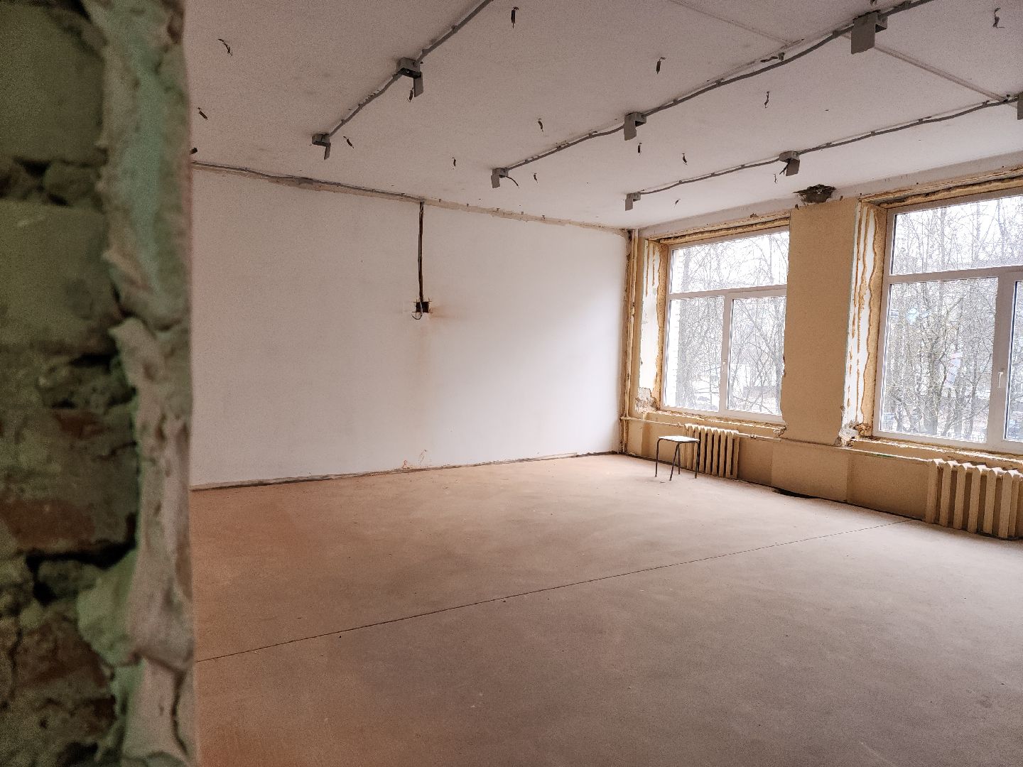 вертикалки, капремонт, гимназия подольских курсантов,ремонт школы,