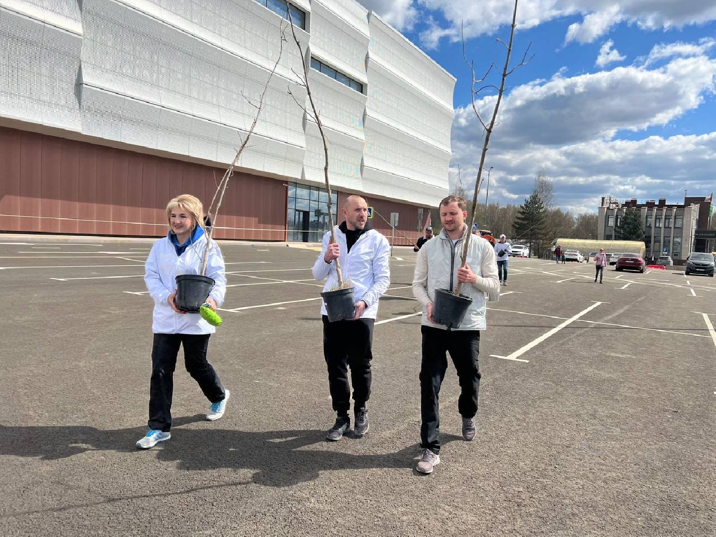 Солнечногорск, замминистра, благоустройство, деревья, субботник