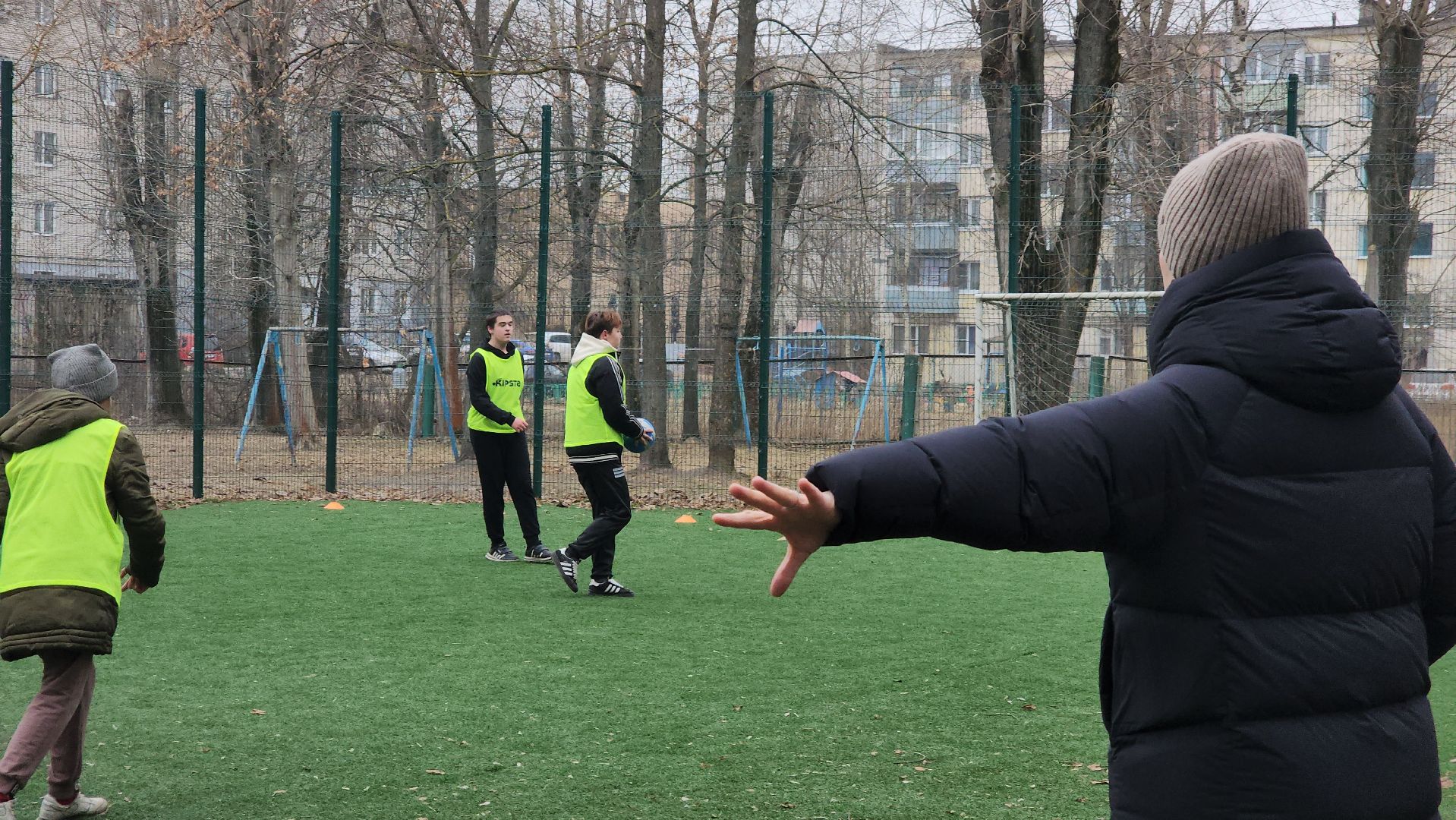 дети, школа-интернат, зимние забавы, спортивное мероприятие,