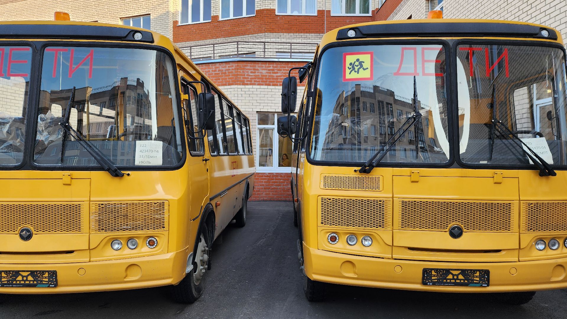 сельская школа, школьные автобусы, подвоз детей, Новое Бисерово-2, Богородский городской округ,