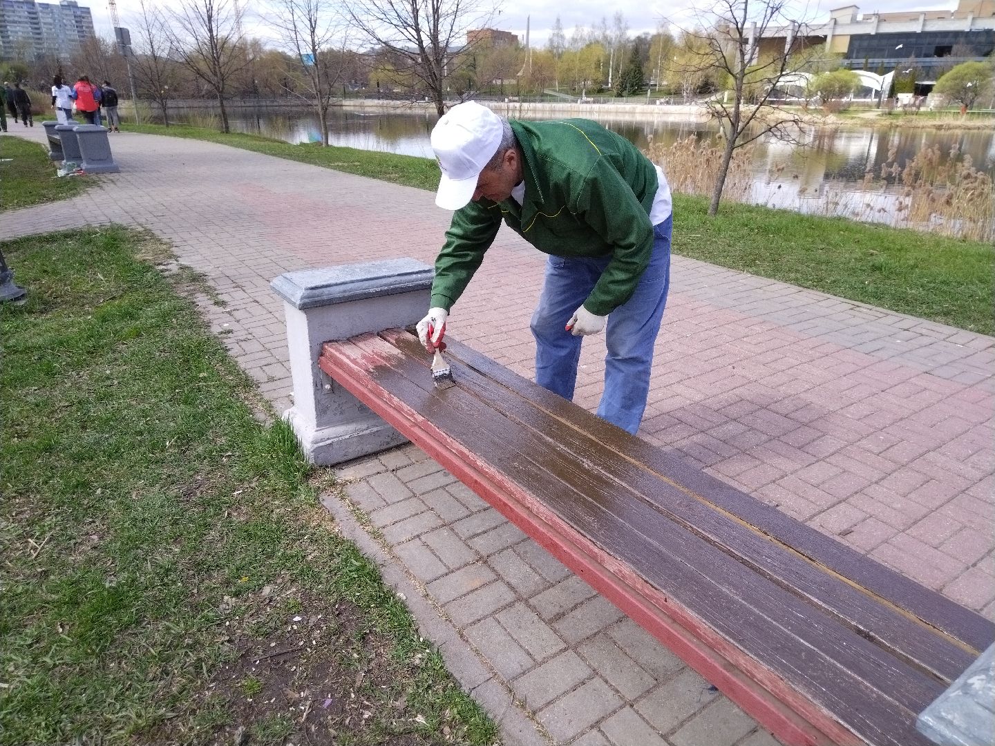 субботник, Мытищи, Юлия Купецкая, СШОР по хоккею, общество, культура, благоустройство