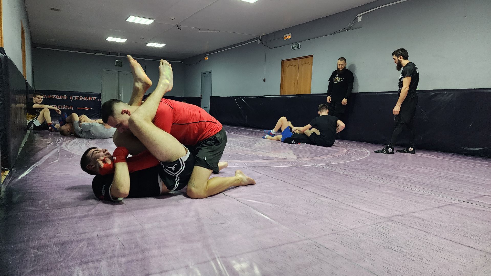 спорт, истра, тренировка по самбо, вертикалки